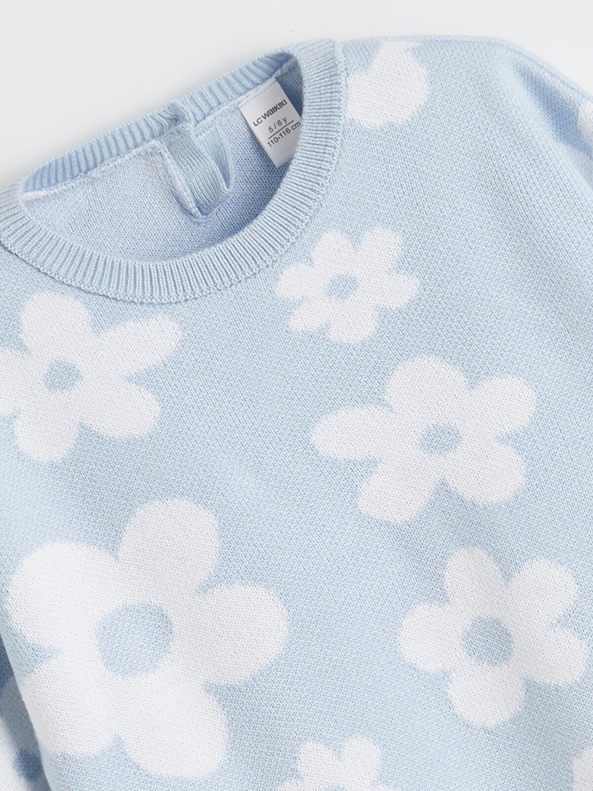 LCW Kids Floral Print Girls' Knit Sweater - W5LO50Z1-MHY | LC Waikiki