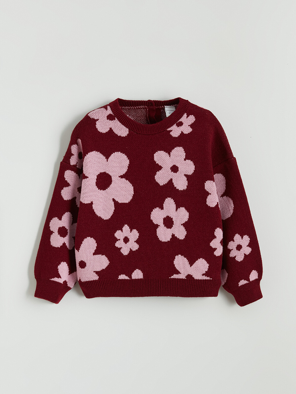 LCW Kids Floral Print Girls' Knit Sweater - W5LO50Z1-MJA - LC Waikiki