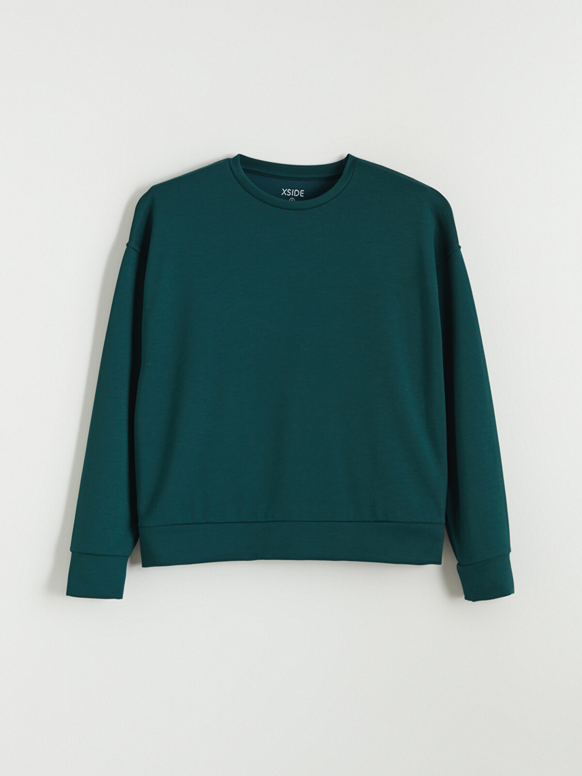 XSIDE Bisiklet Yaka Oversize Kadın Sweatshirt - W5LQ96Z8-8WA | LC
