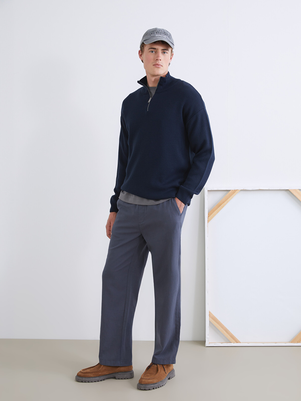 XSIDE Standard Fit Men's Trousers - W5M643Z8-Z40 | LC Waikiki