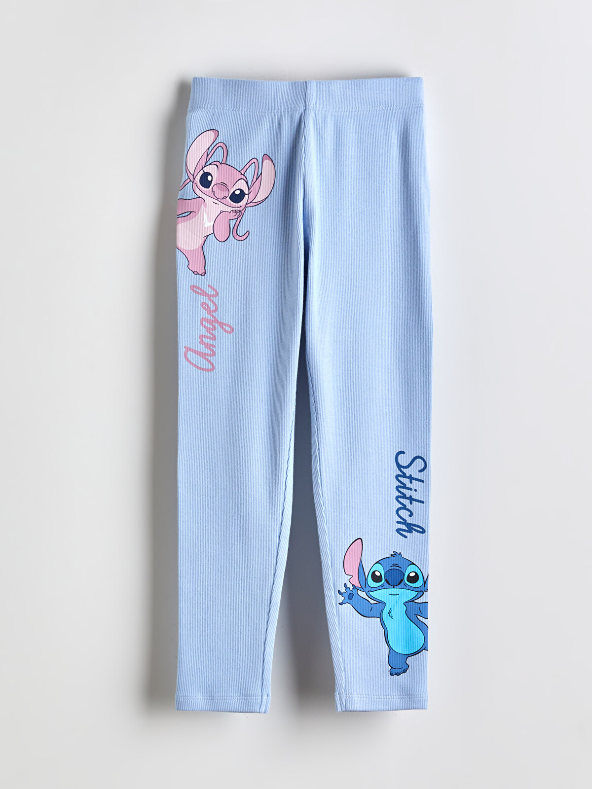 LCW Kids Lilo And Stitch Printed Girls' Leggings - W5M777Z1-QYD