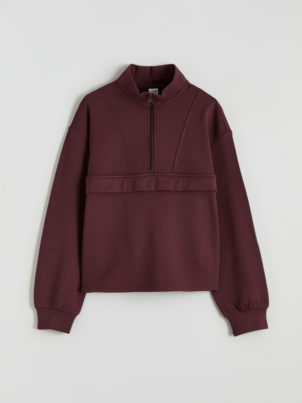 LCW Kids Mock Neck Girls' Sweatshirt - W5MA42Z4-VXT | LC Waikiki