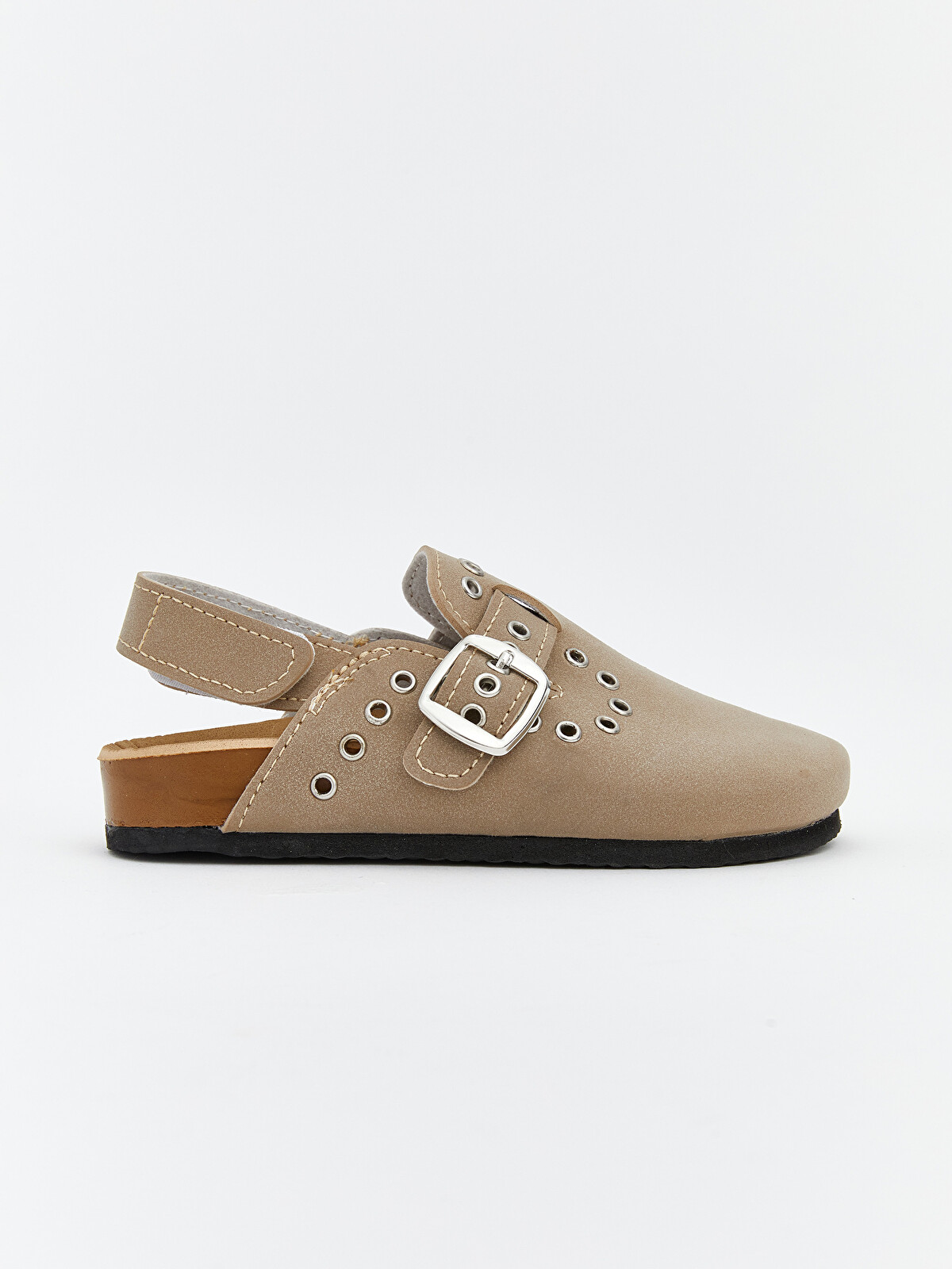 LCW STEPS Süet Görünümlü Kız Bebek Sandalet - W5MD40Z1-Z3M | LCW