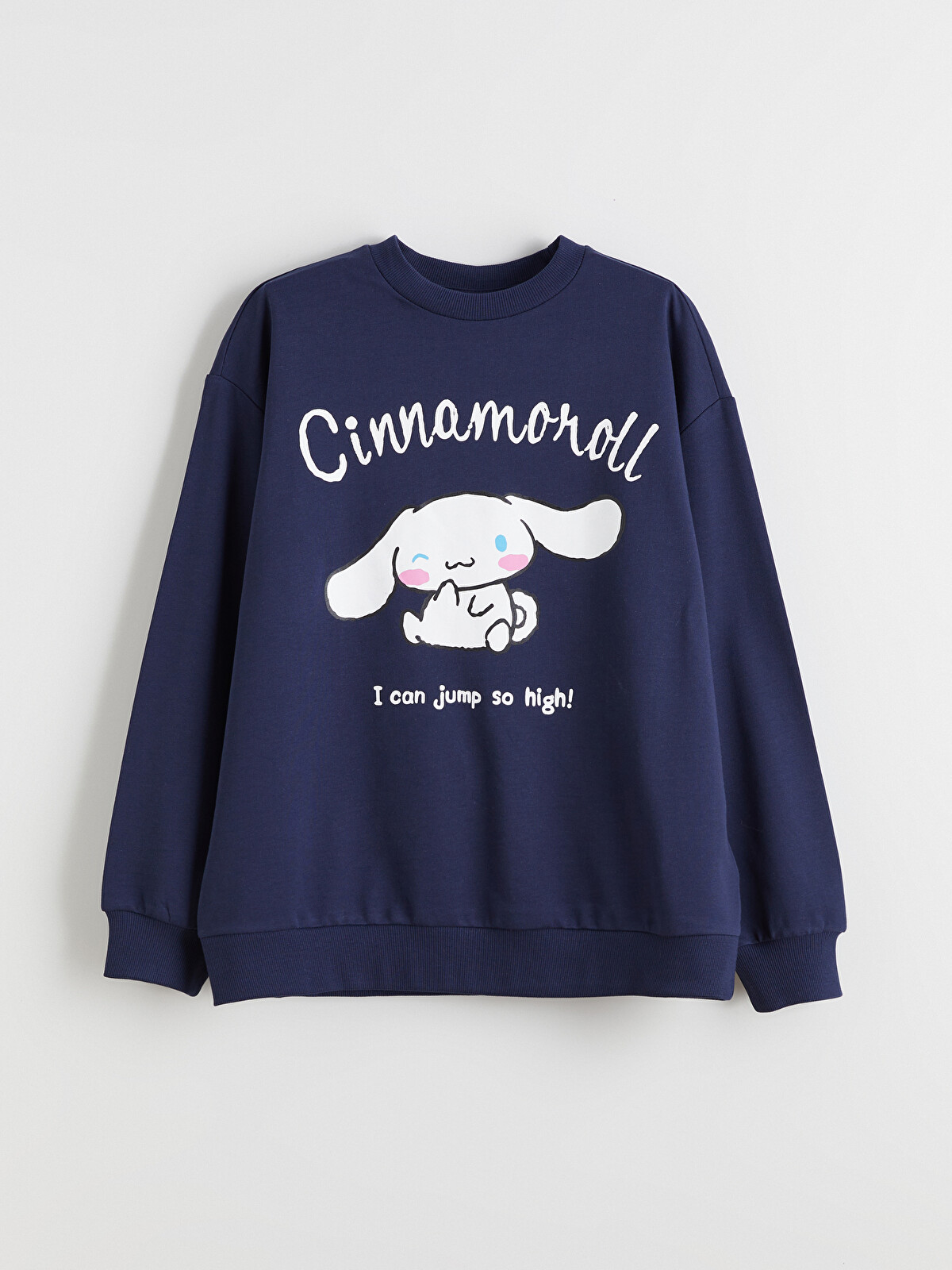 LCW Kids Crew Neck Cinnamoroll Printed Girls' Sweatshirt