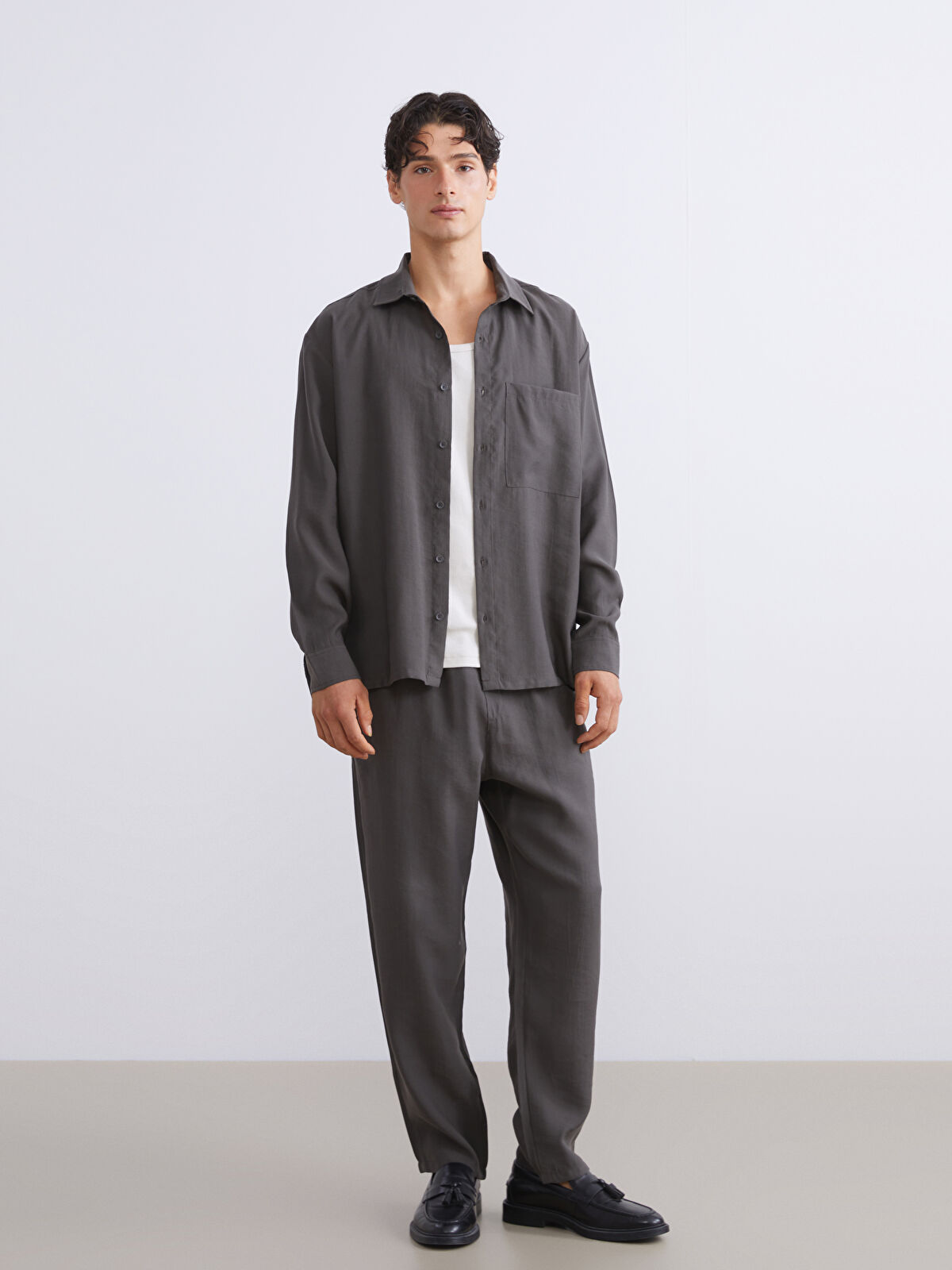 XSIDE Rahat Kalıp Gabardin Erkek Pantolon