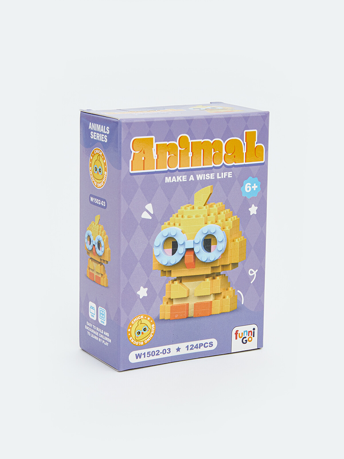 LCW JOY Hayvan Figürlü 124 Parça Puzzle - W5MU35Z4-M0T | LCW