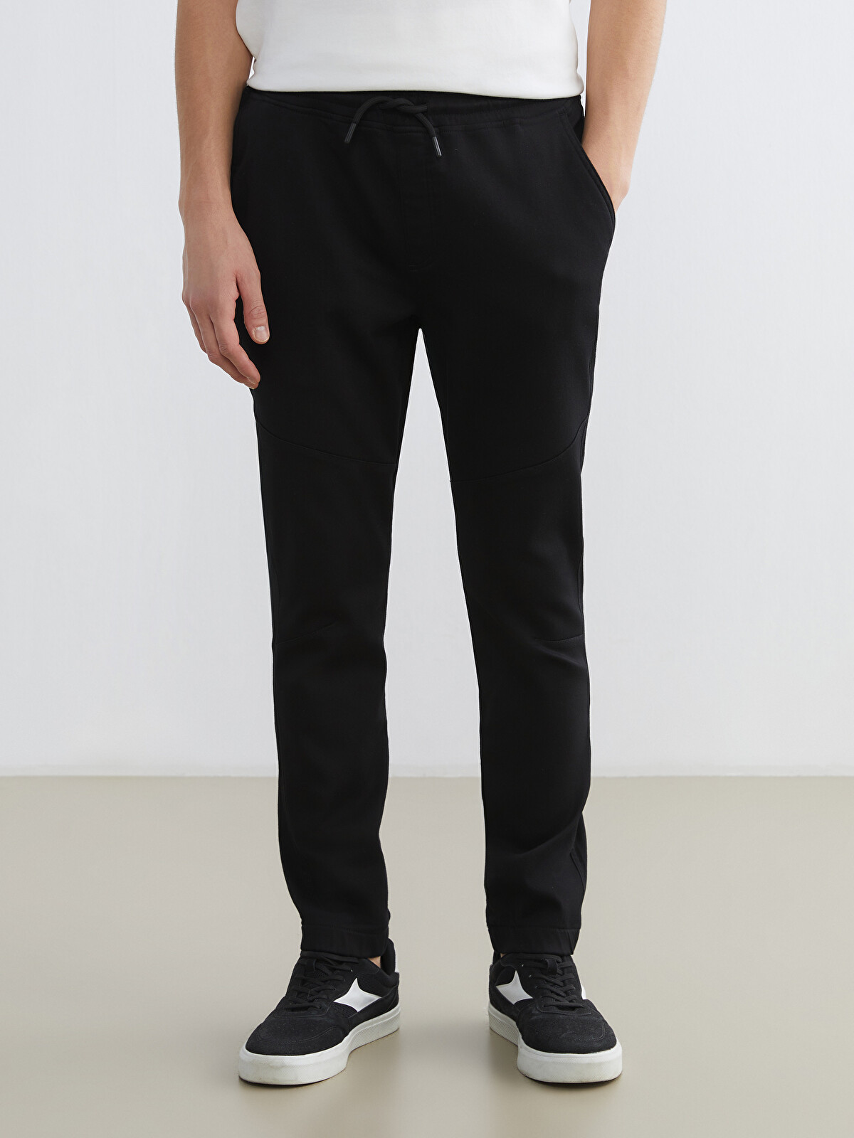 XSIDE Siyah Slim Fit Erkek Jogger Pantolon - W5NL60Z8-RQL | LCW