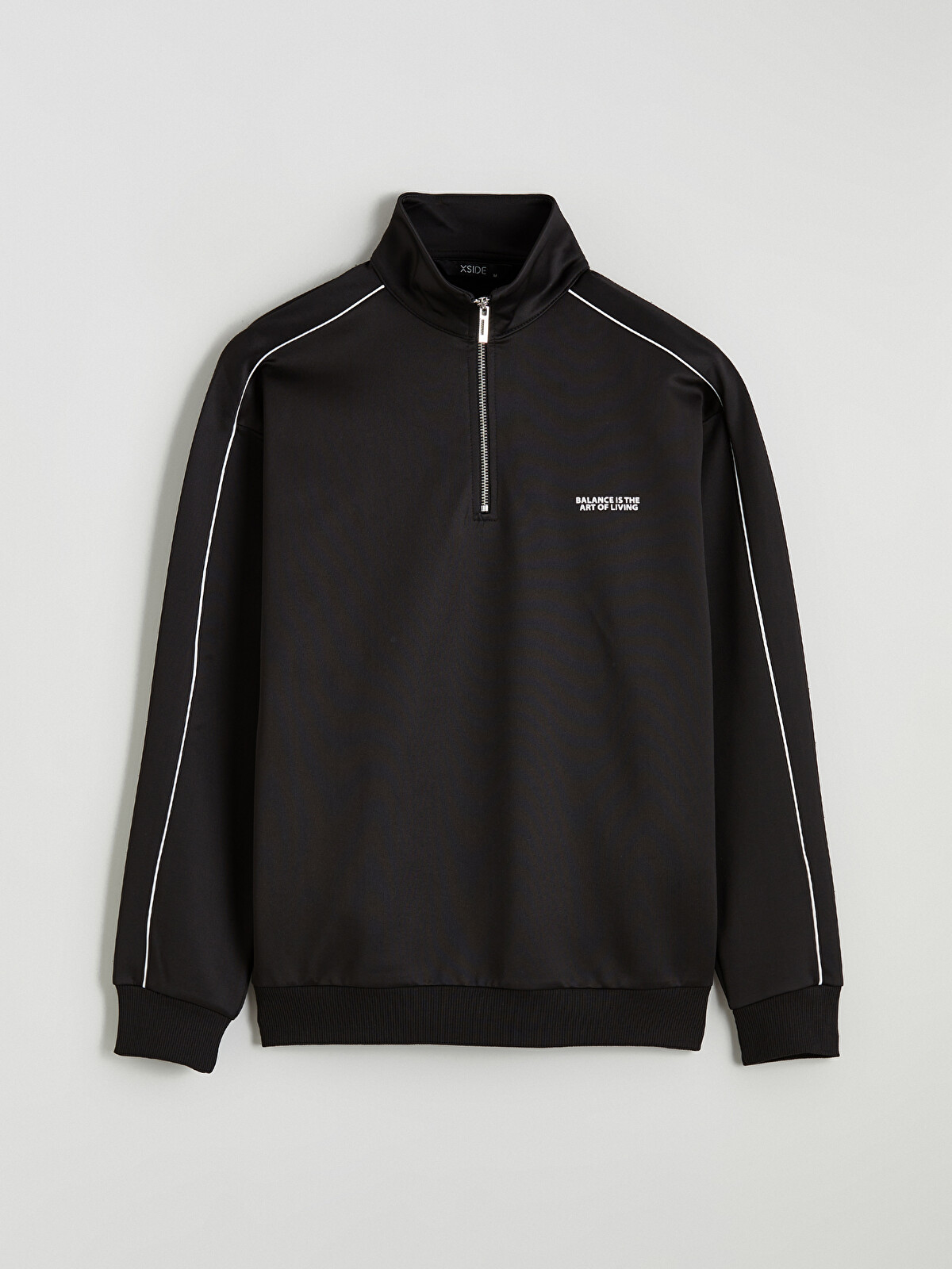XSIDE Dik Yaka Baskılı Erkek Sweatshirt - W5NO84Z8-CVL | LC Waikiki