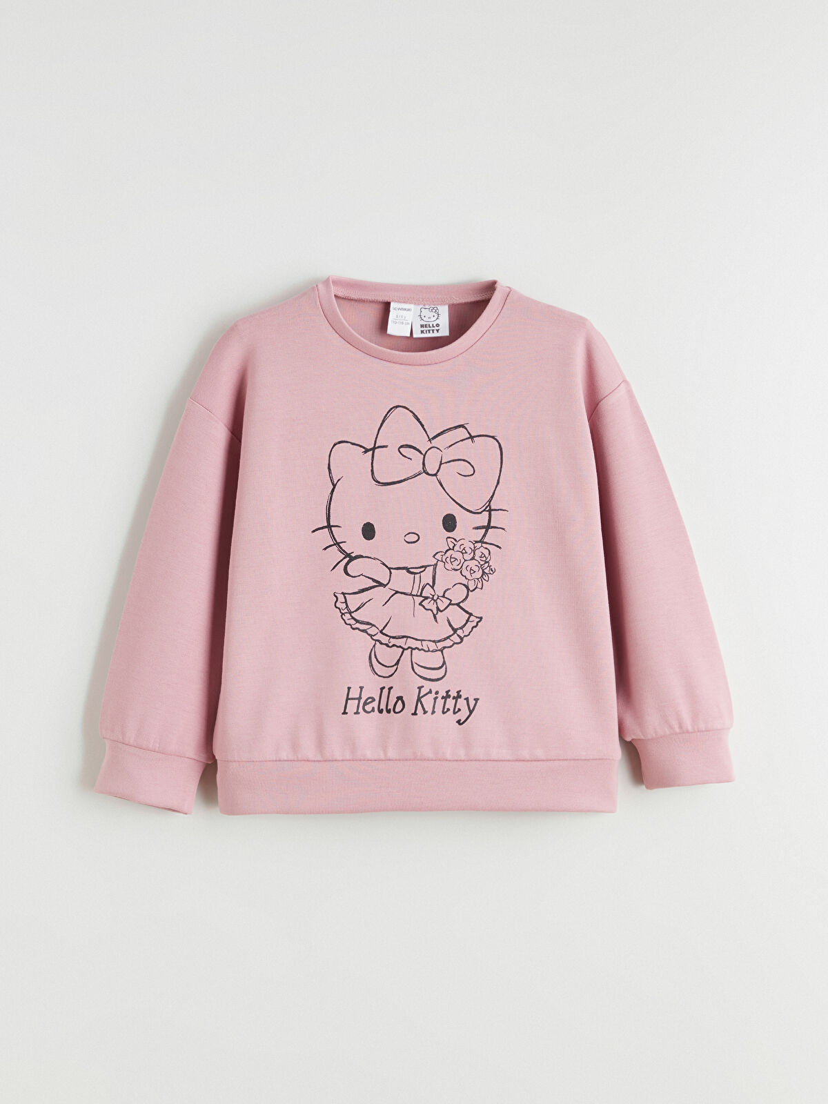 kitty　9月 LCW Kids Lila Hello Kitty Baskılı Kız Çocuk Sweatshirt - W5NP03Z1