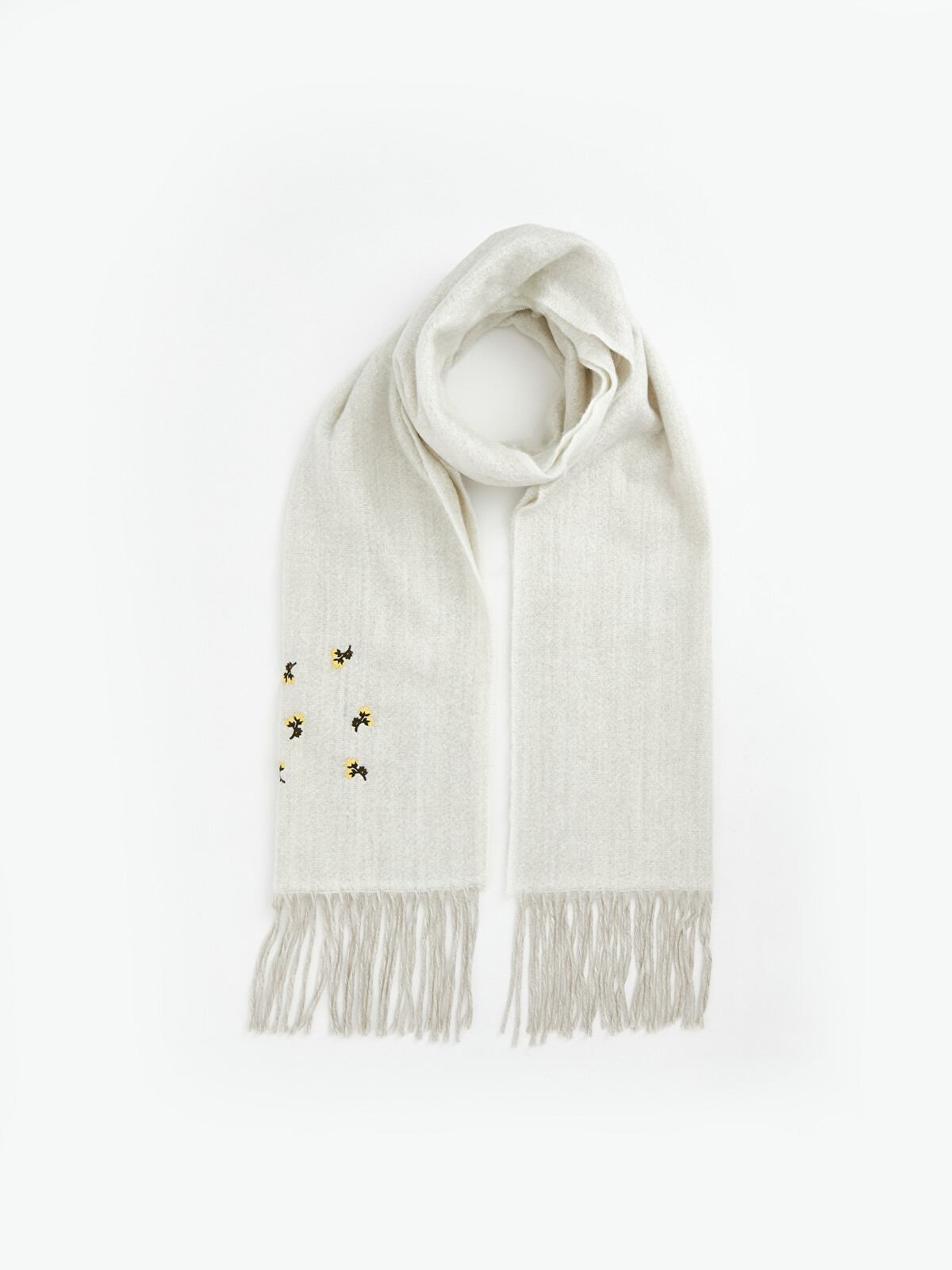 LCW ACCESSORIES Tasseled Women's Scarf - W5O670Z8-EEW | LC Waikiki