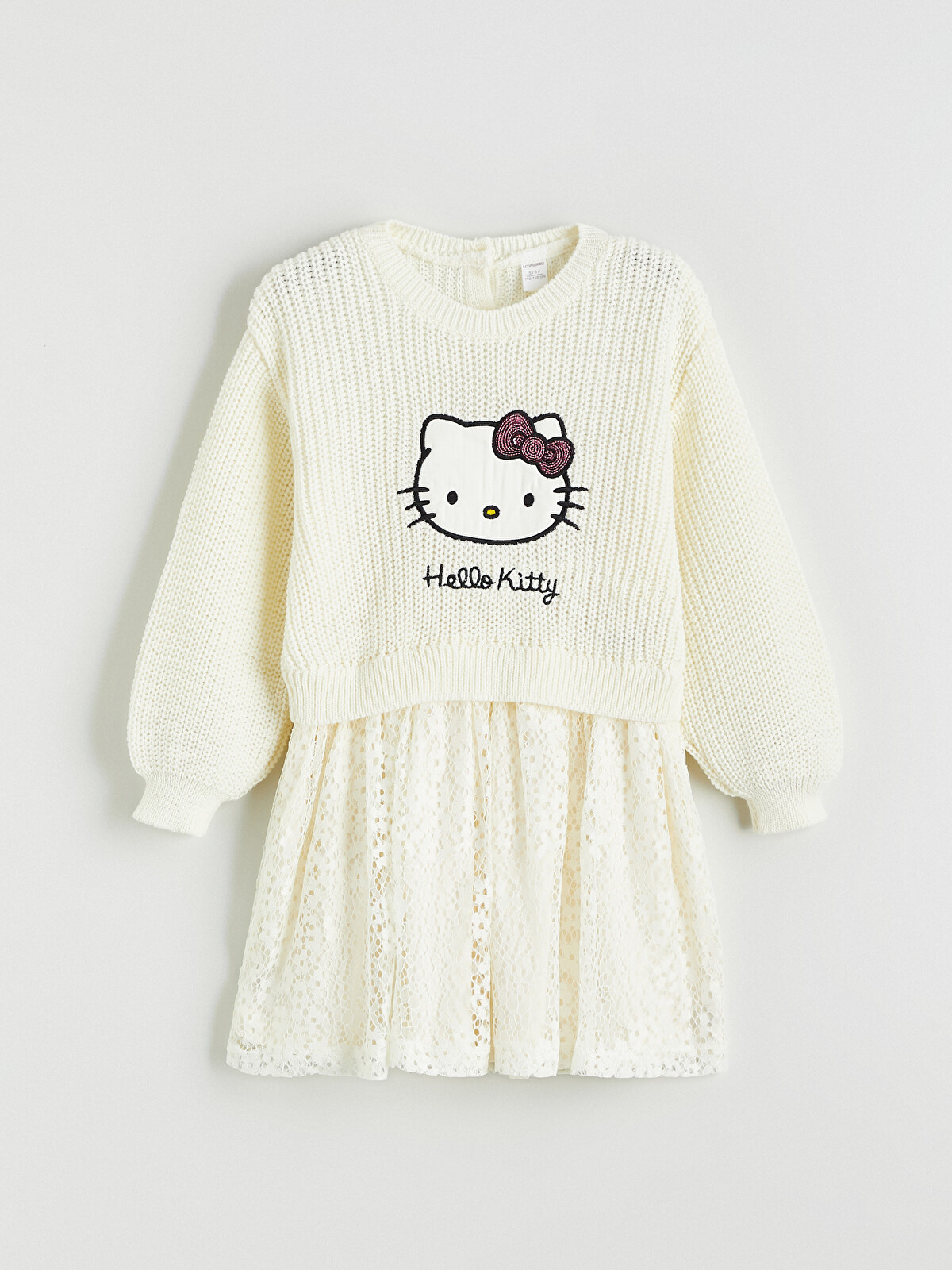 LCW Kids Hello Kitty Embroidered Girls' Dress - W5O735Z1-FDW - LC