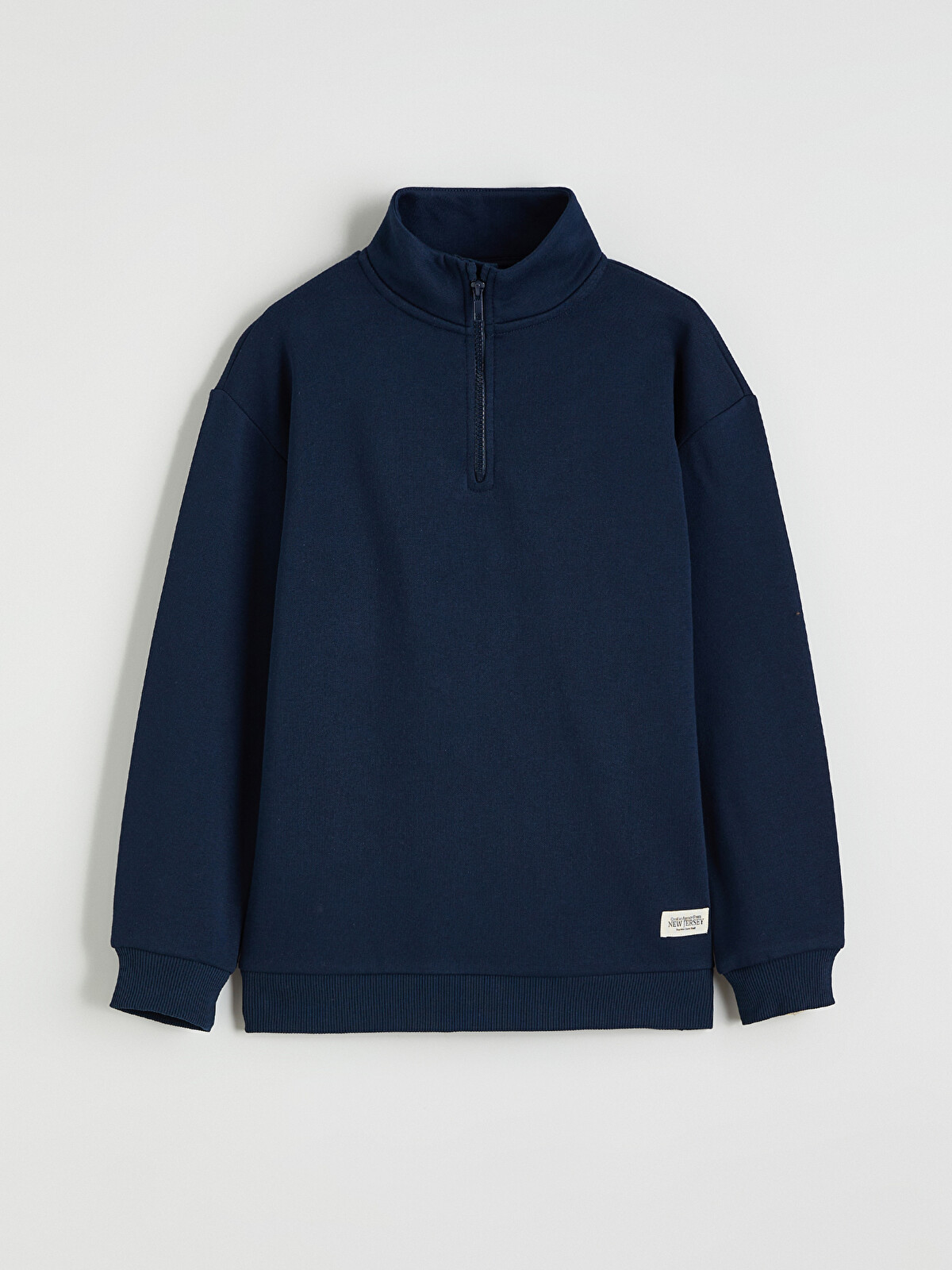 LCW Kids Funnel Neck Boys' Thick Sweatshirt - W5O830Z4-DWP | LC