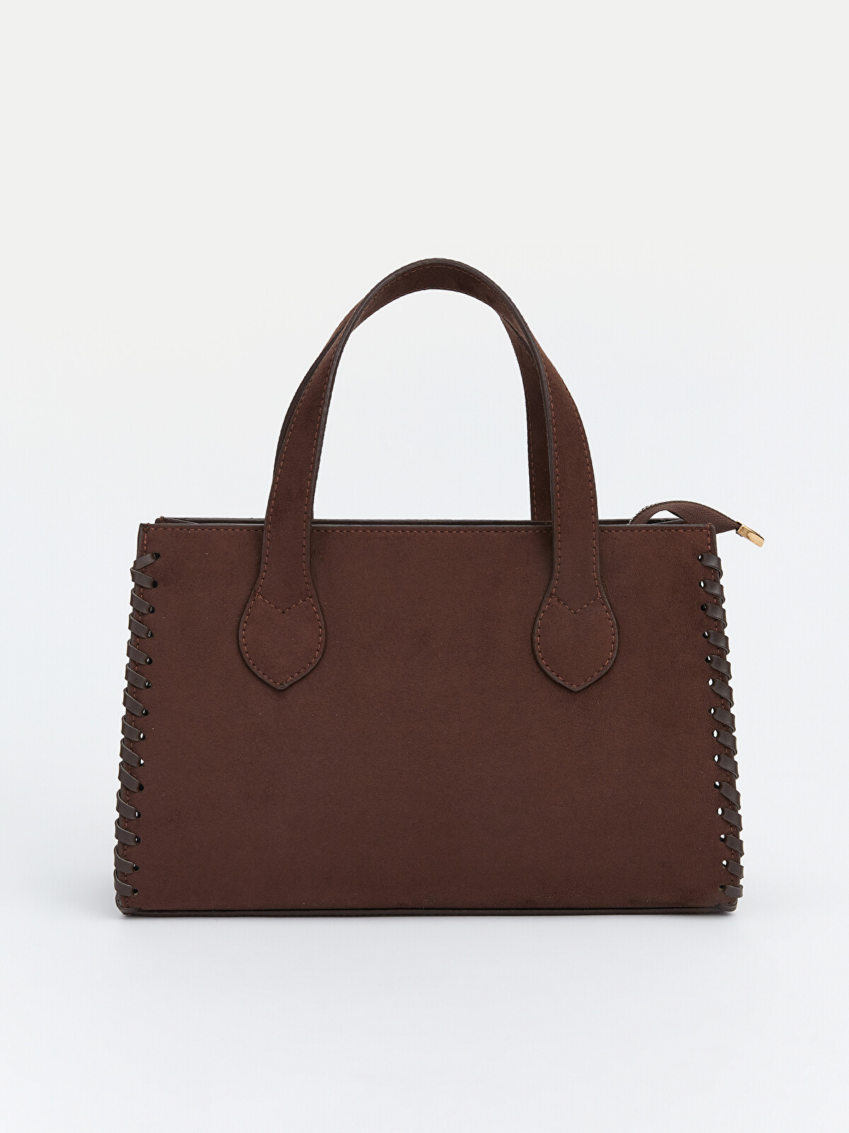 LCW ACCESSORIES Kahverengi Süet Görünümlü Kadın Omuz Çantası