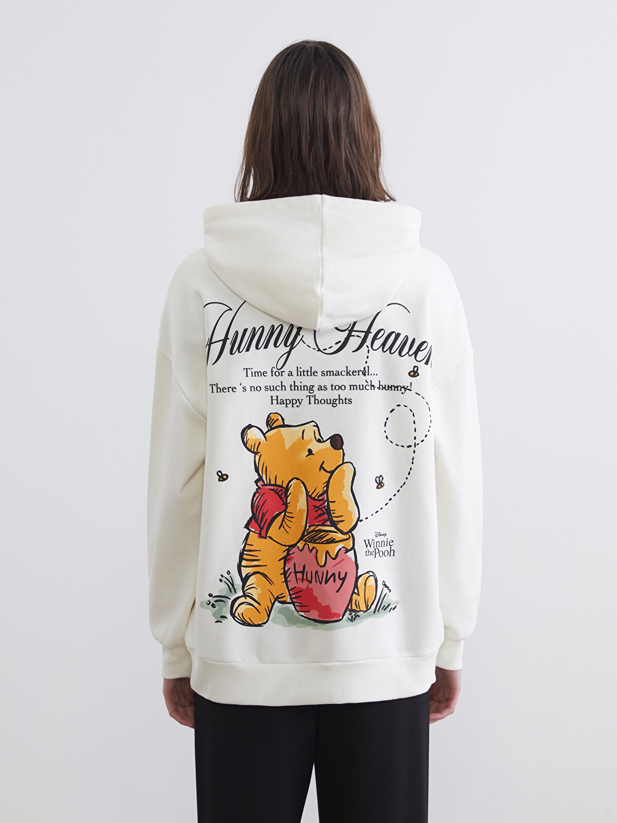 XSIDE Winnie the Pooh Printed Women's Thick Hoodie - W5OD12Z8-YJ9