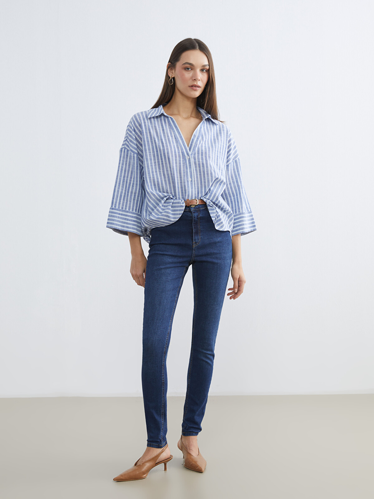 LCW Jeans İndigo Jüpiter Süper Skinny Fit Kadın Jean Pantolon