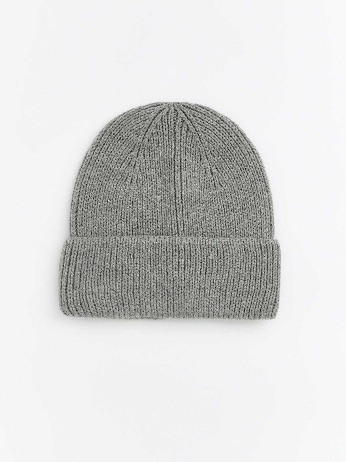 美品 chiiiibag Knit Beanie gray LCW ACCESSORIES Basic Men's Knit Beanie - W5OF26Z8-ZYQ | LC Waikiki
