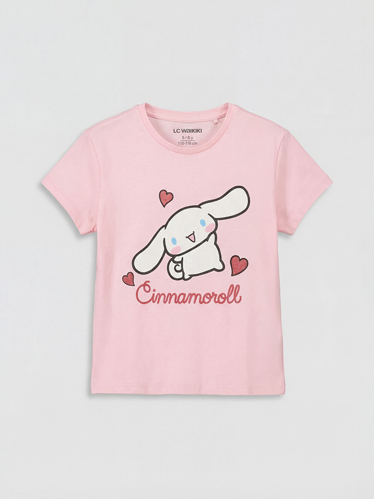 LCW baby Pembe Cinnamoroll Baskılı Kız Çocuk Tişört - S6S628Z1-FYX