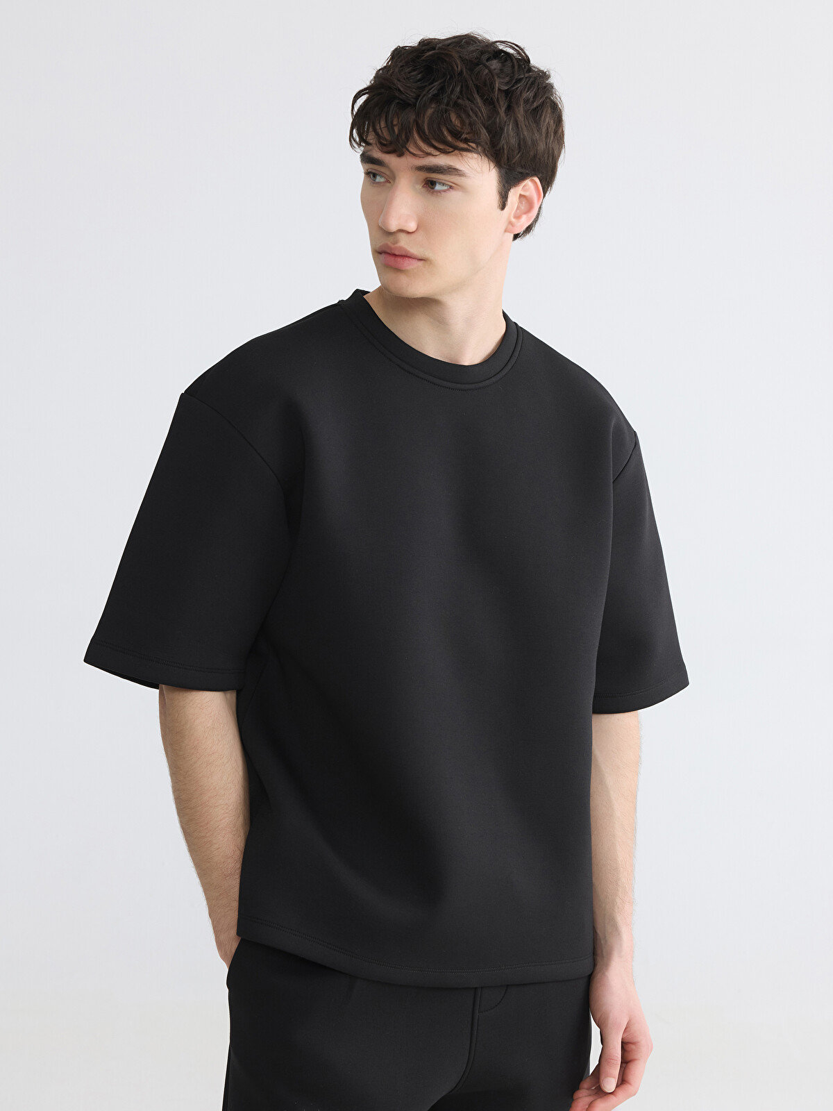 XSIDE Crew Neck Men's T-Shirt - S6S662Z8-CVL | LC Waikiki