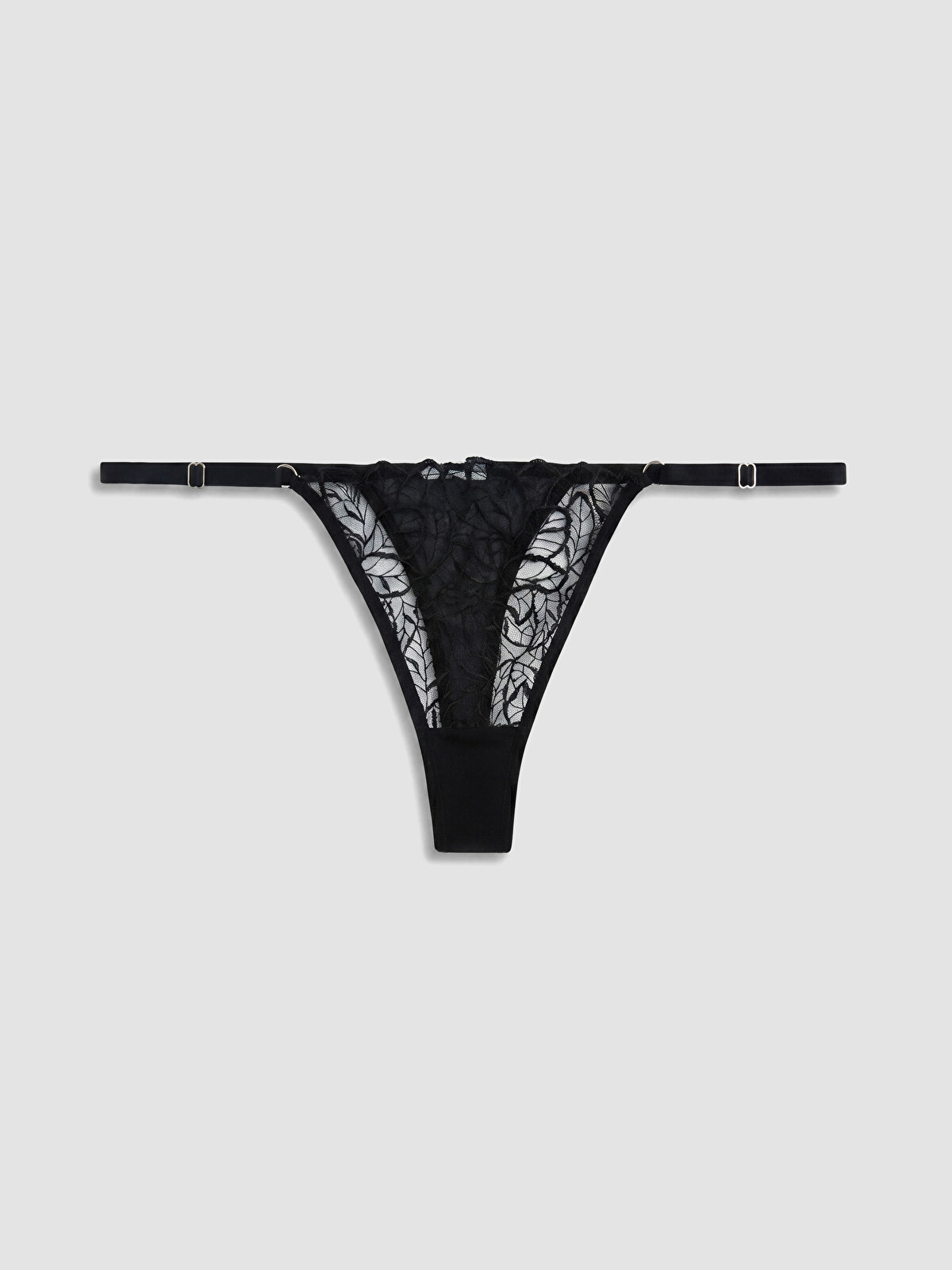 LCW DREAM Siyah Dantelli Fantezi Tanga Külot - S6S774Z8-CVL | LCW