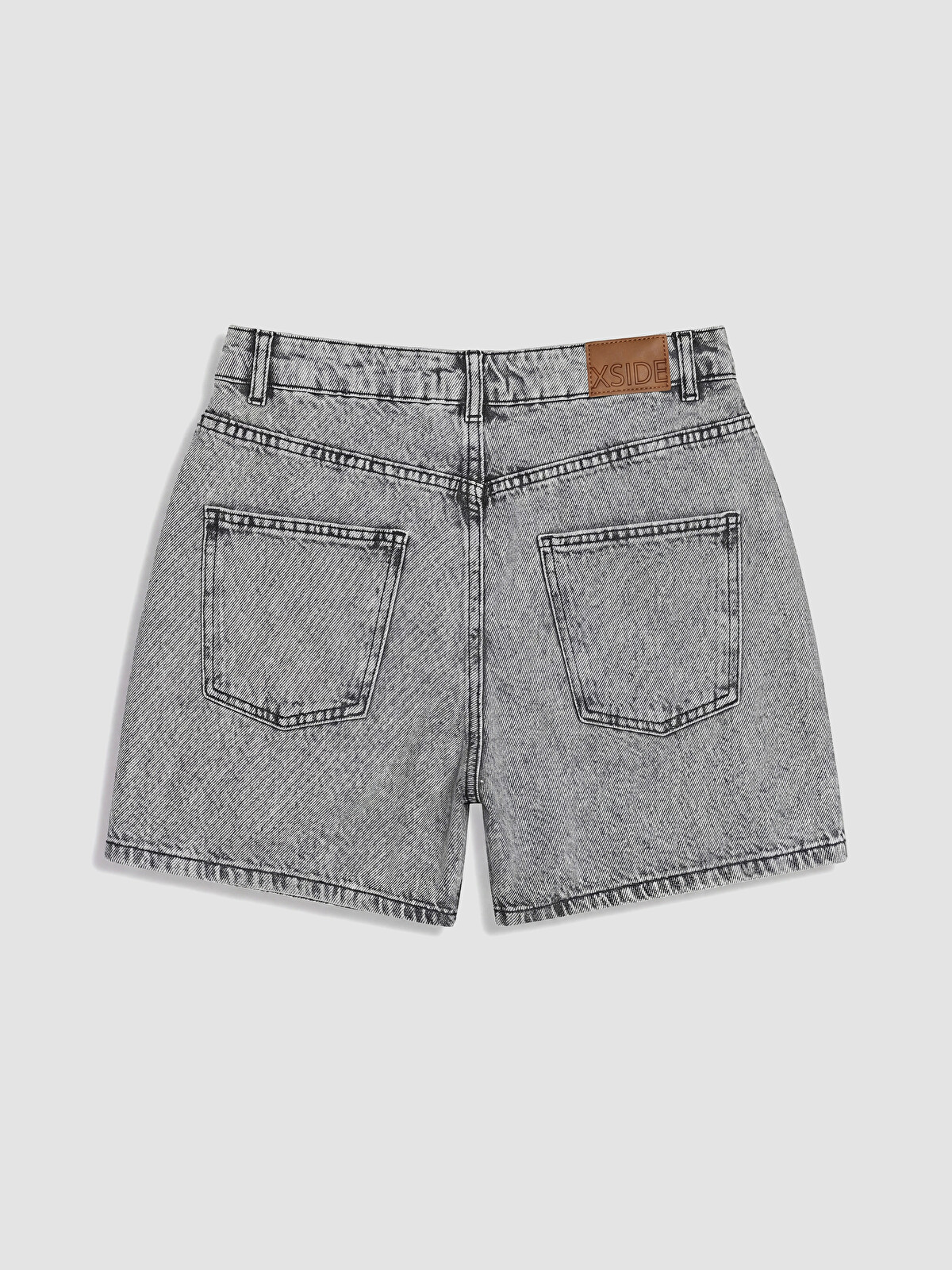 XSIDE Woman GREY Denim Shorts - S6S967Z8-18Y - LC Waikiki