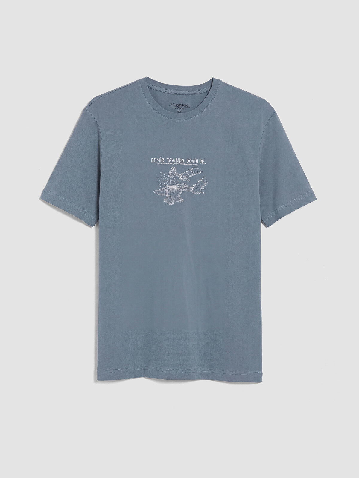 LCWAIKIKI Classic Crew Neck Printed Jersey Men's T-Shirt