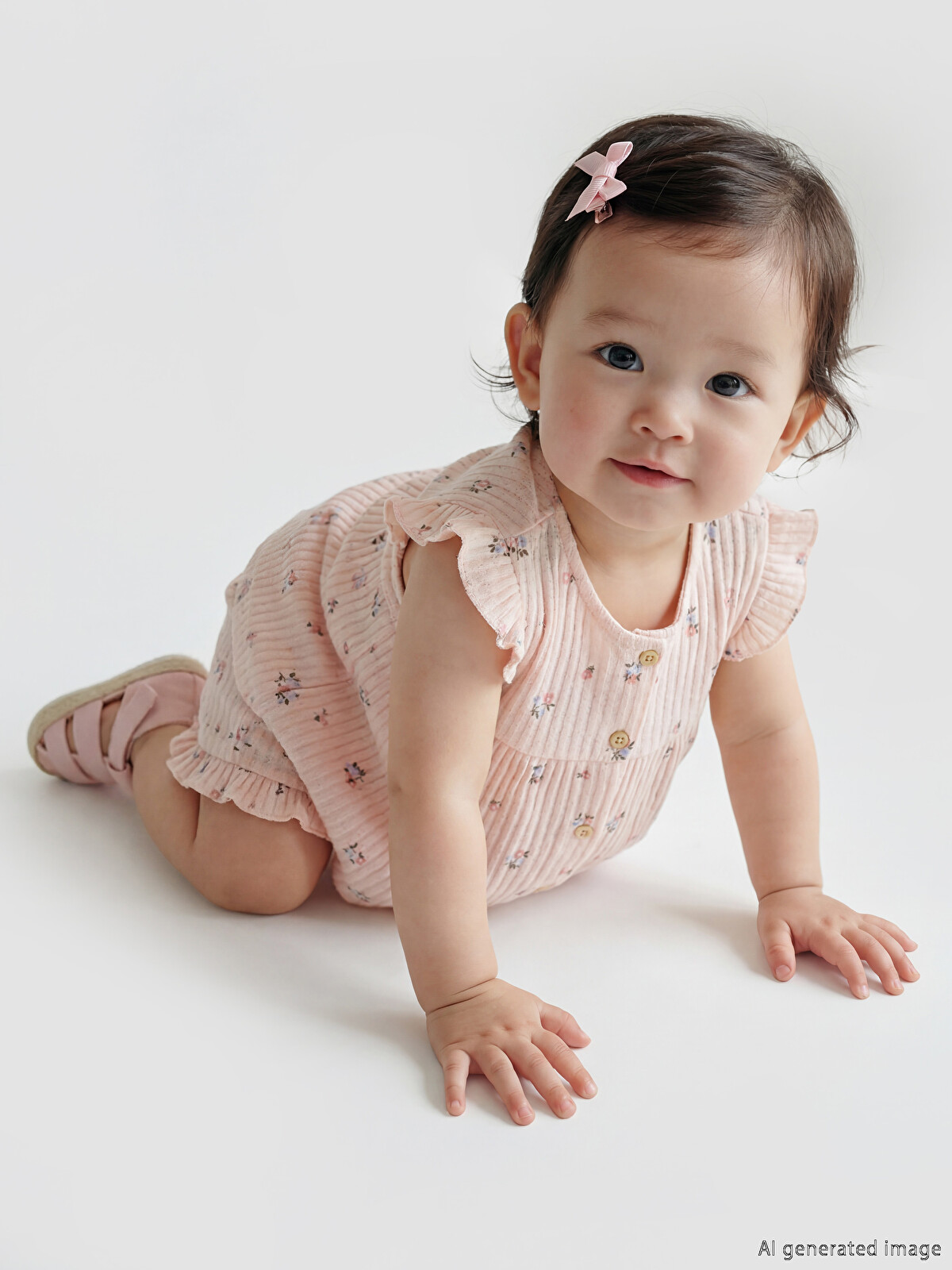 LCW baby Floral Baby Girls' Shorts Set - S6V317Z1-LSZ | LC Waikiki