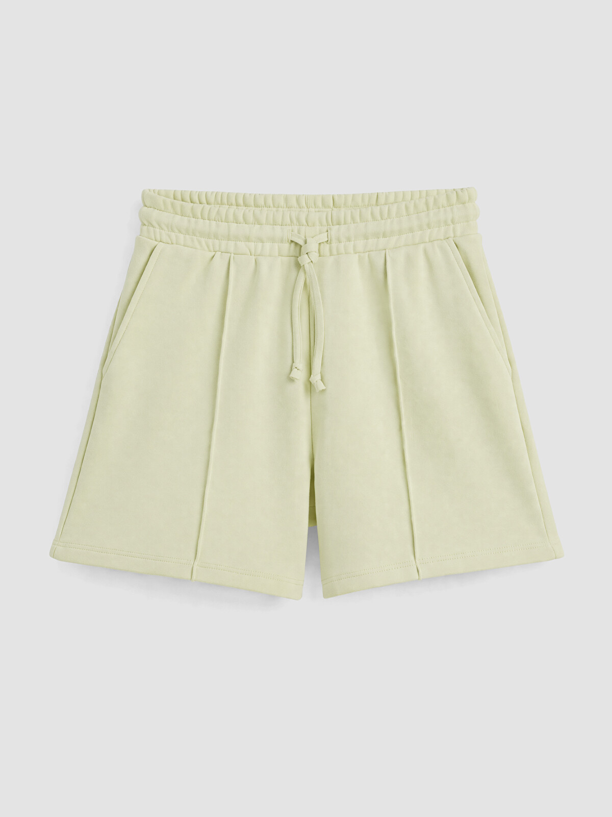 LCW Vision Elastic Waist Women's Shorts - S6V609Z8-FZM | LC Waikiki