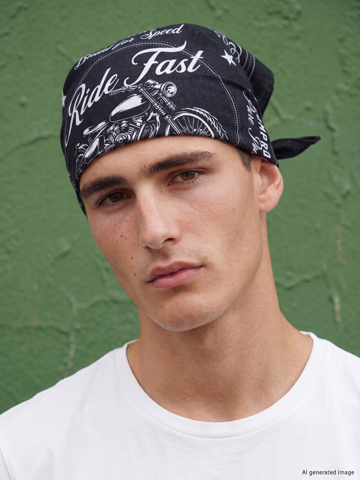 LCW ACCESSORIES Motosiklet Baskılı Erkek Bandana - S6QA66Z8-CRP