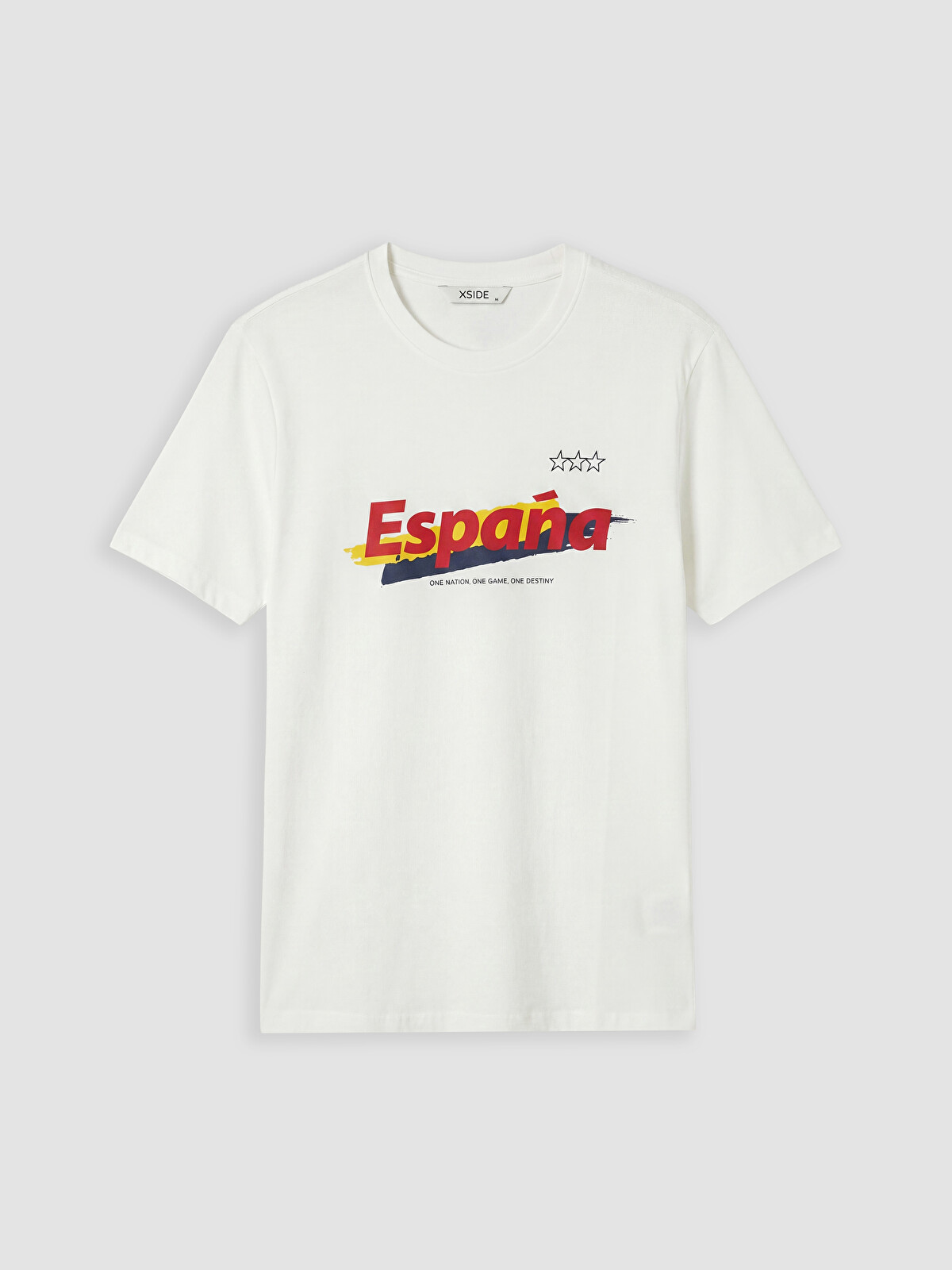 XSIDE Crew Neck Spain Printed Men's T-shirt - S6QL41Z8-R9J | LC