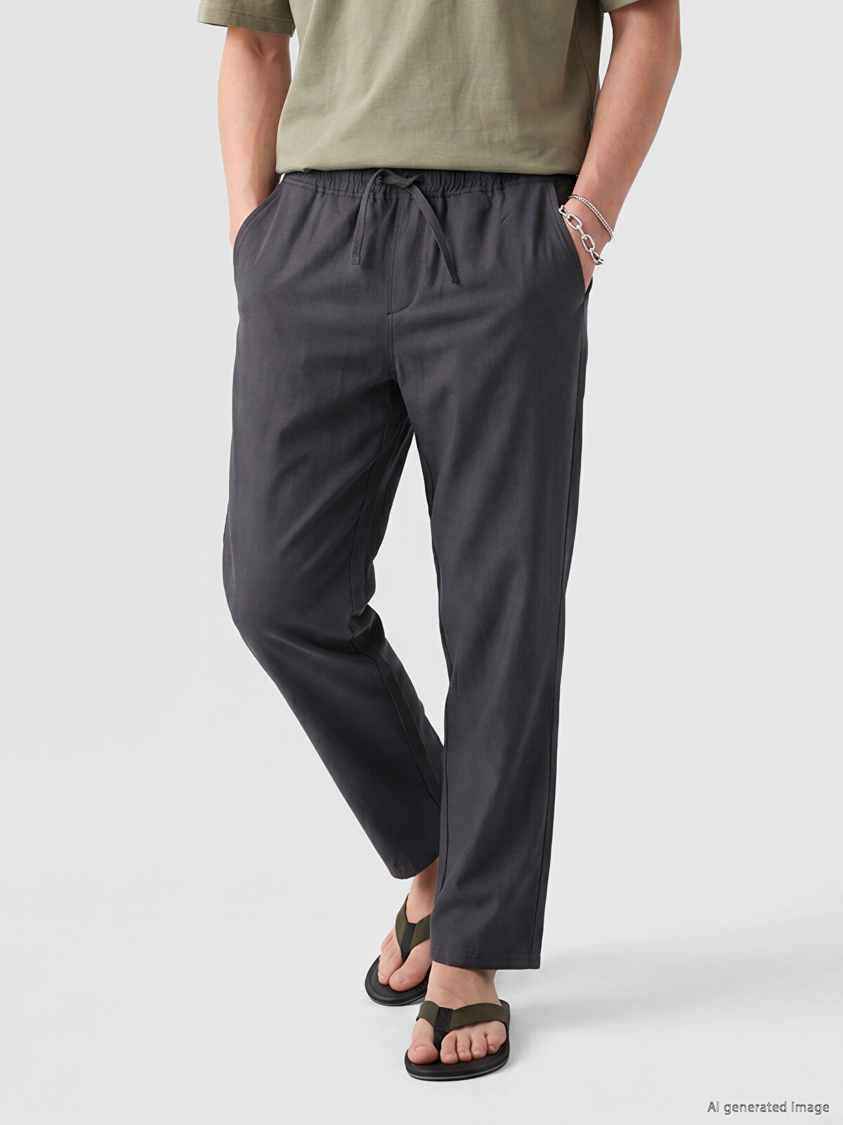 XSIDE Gri Relax Fit Erkek Pantolon - S6QO57Z8-ZZ5 | LCW