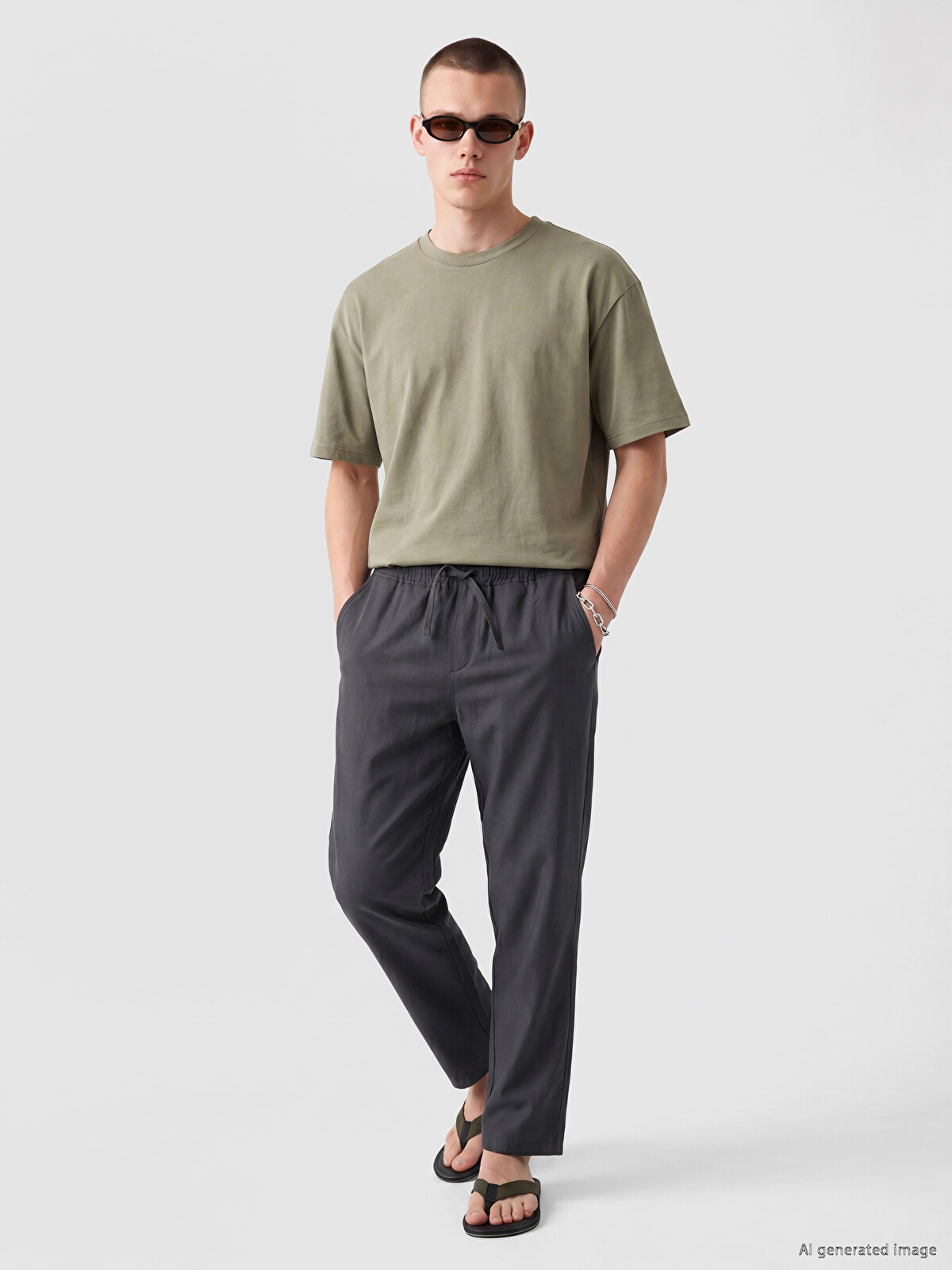 XSIDE Gri Relax Fit Erkek Pantolon - S6QO57Z8-ZZ5 | LCW