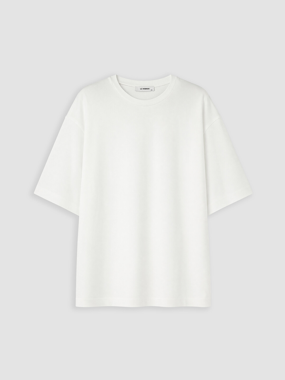 LCWAIKIKI Curve T-shirt pambuku 100% madhësi plus për gra