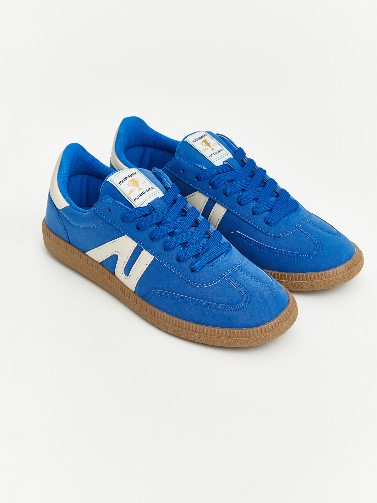 LCW STEPS Mavi Süet Görünümlü Erkek Sneaker - S6RH72Z8-CSN | LCW