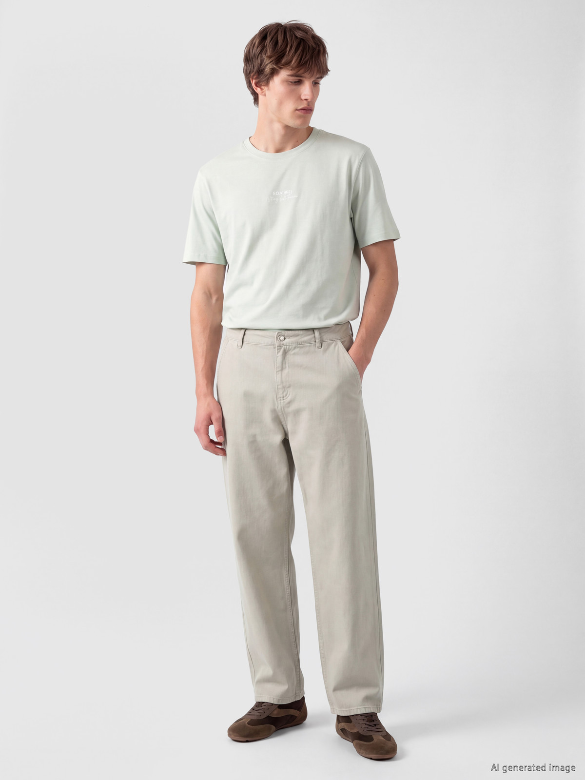 XSIDE Beyaz Relax Fit Gabardin Erkek Pantolon - S6PJ54Z8-R9J | LCW