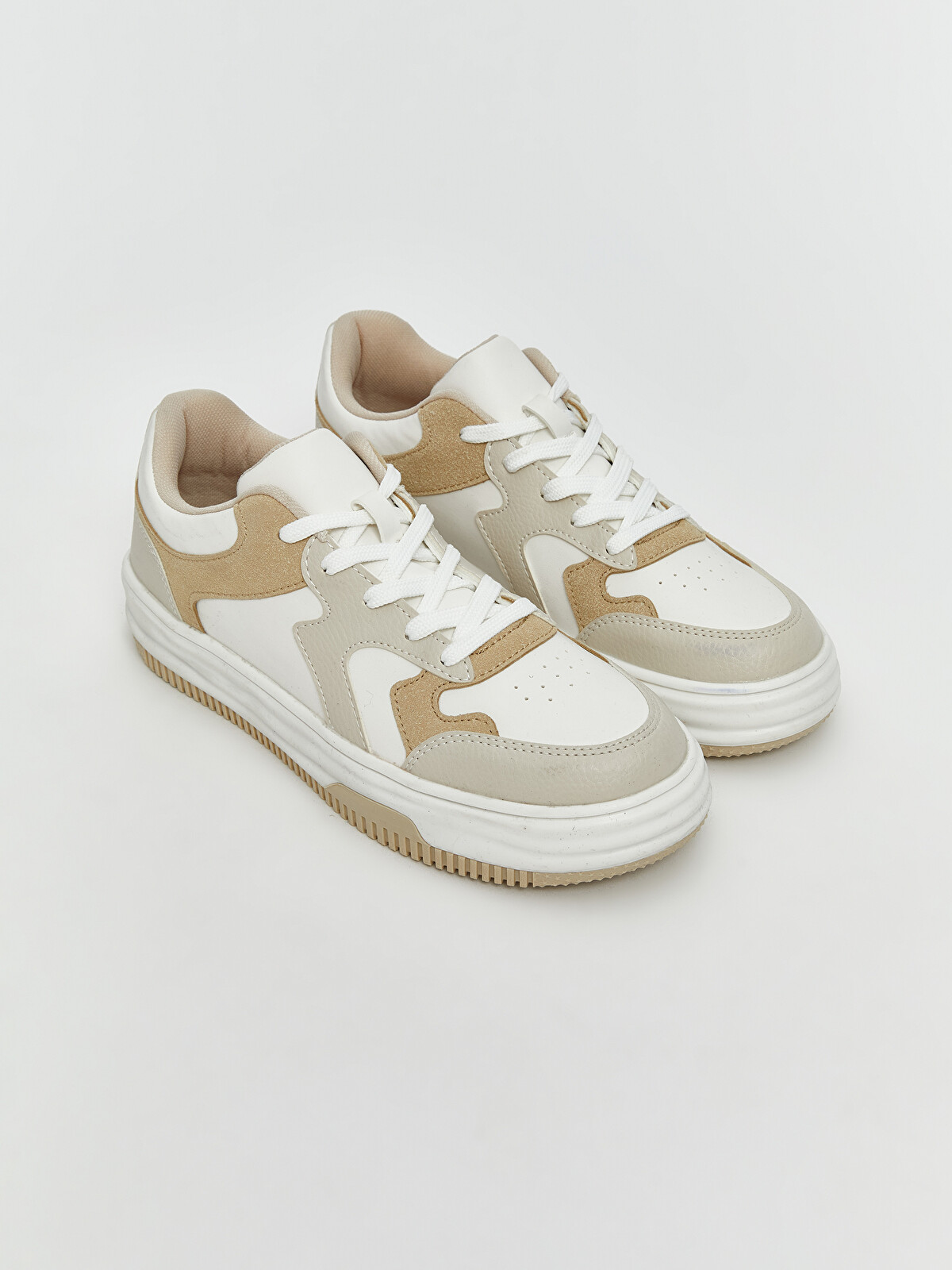 LCW STEPS Faux Leather Women's Sneakers - S60190Z8-R81 | LC Waikiki