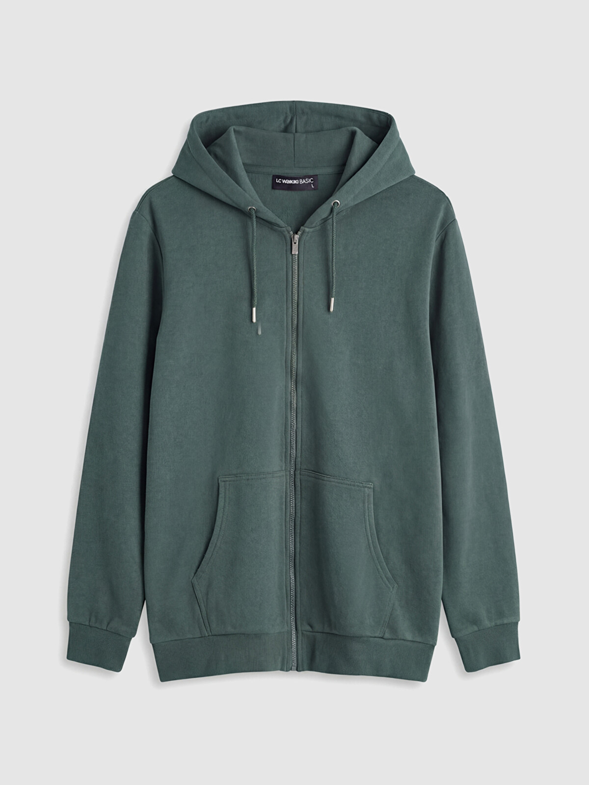 LCWAIKIKI Classic Men's Hooded Zip-up Sweatshirt - S60378Z8-QVA