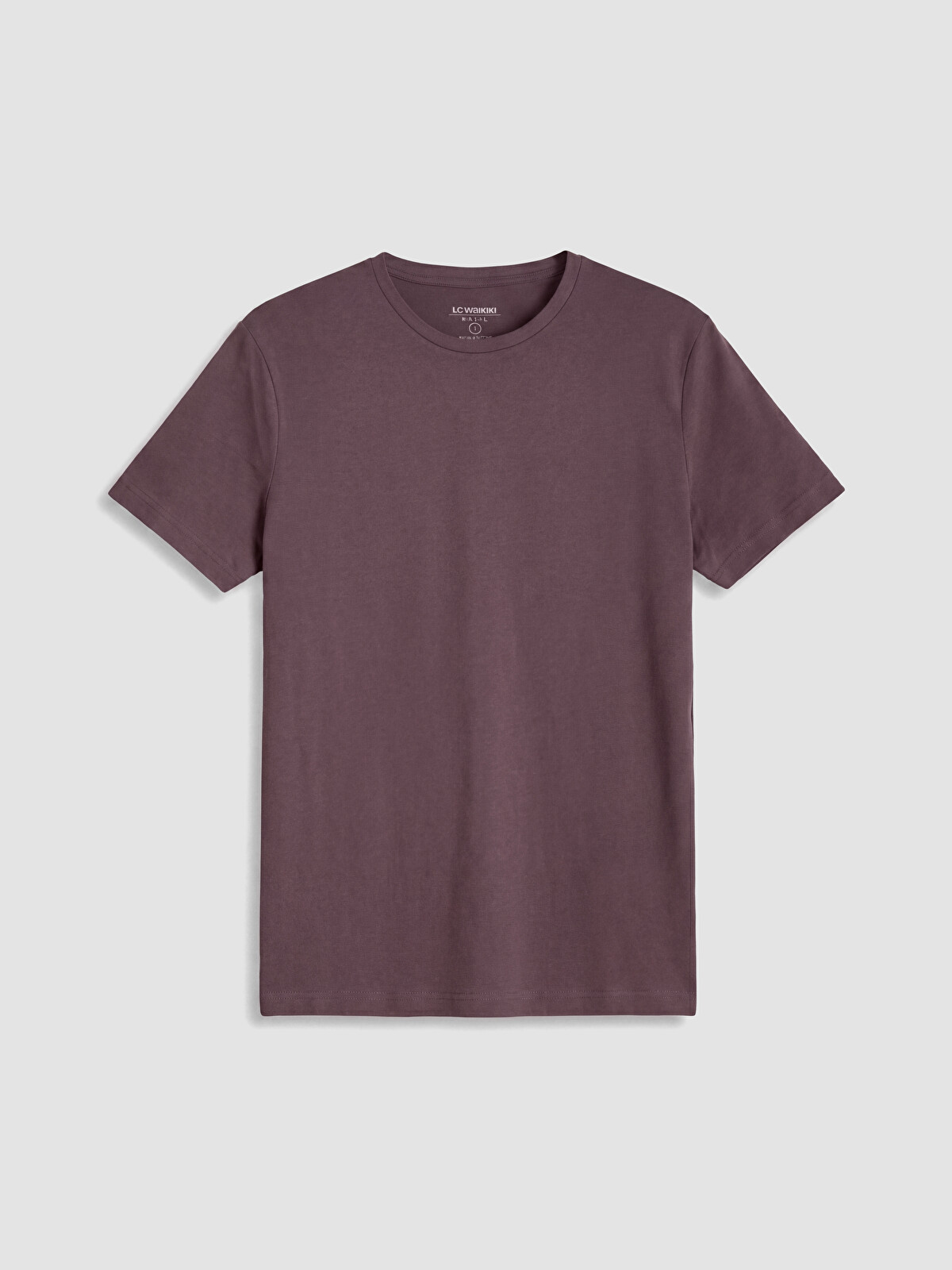 LCWAIKIKI Classic Dar Fit Bisiklet Yaka Penye Erkek Tişört