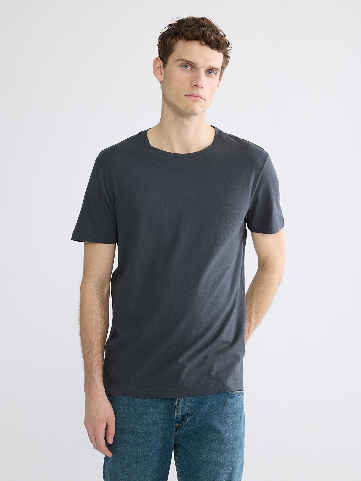 LCWAIKIKI Classic Crew Neck Jersey Men's T-Shirt - S60417Z8-YKZ