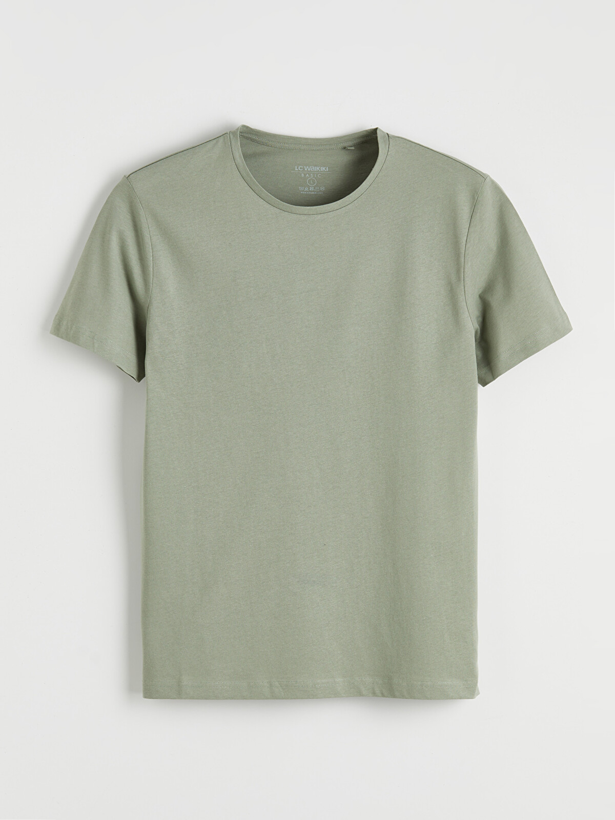 LCWAIKIKI Classic Crew Neck Knitted Men's T-Shirt