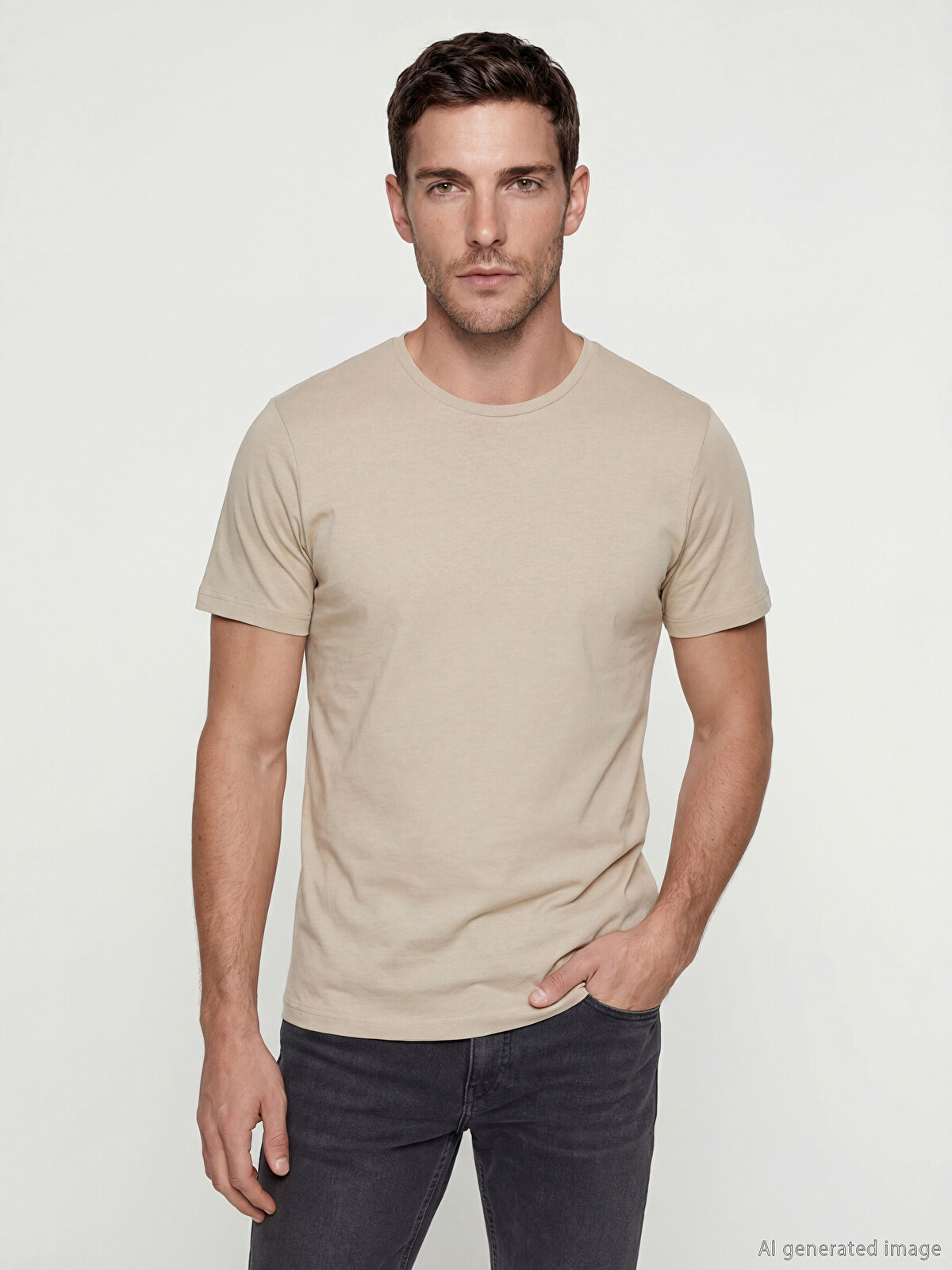 LCWAIKIKI Classic Crew Neck Jersey Men's T-Shirt