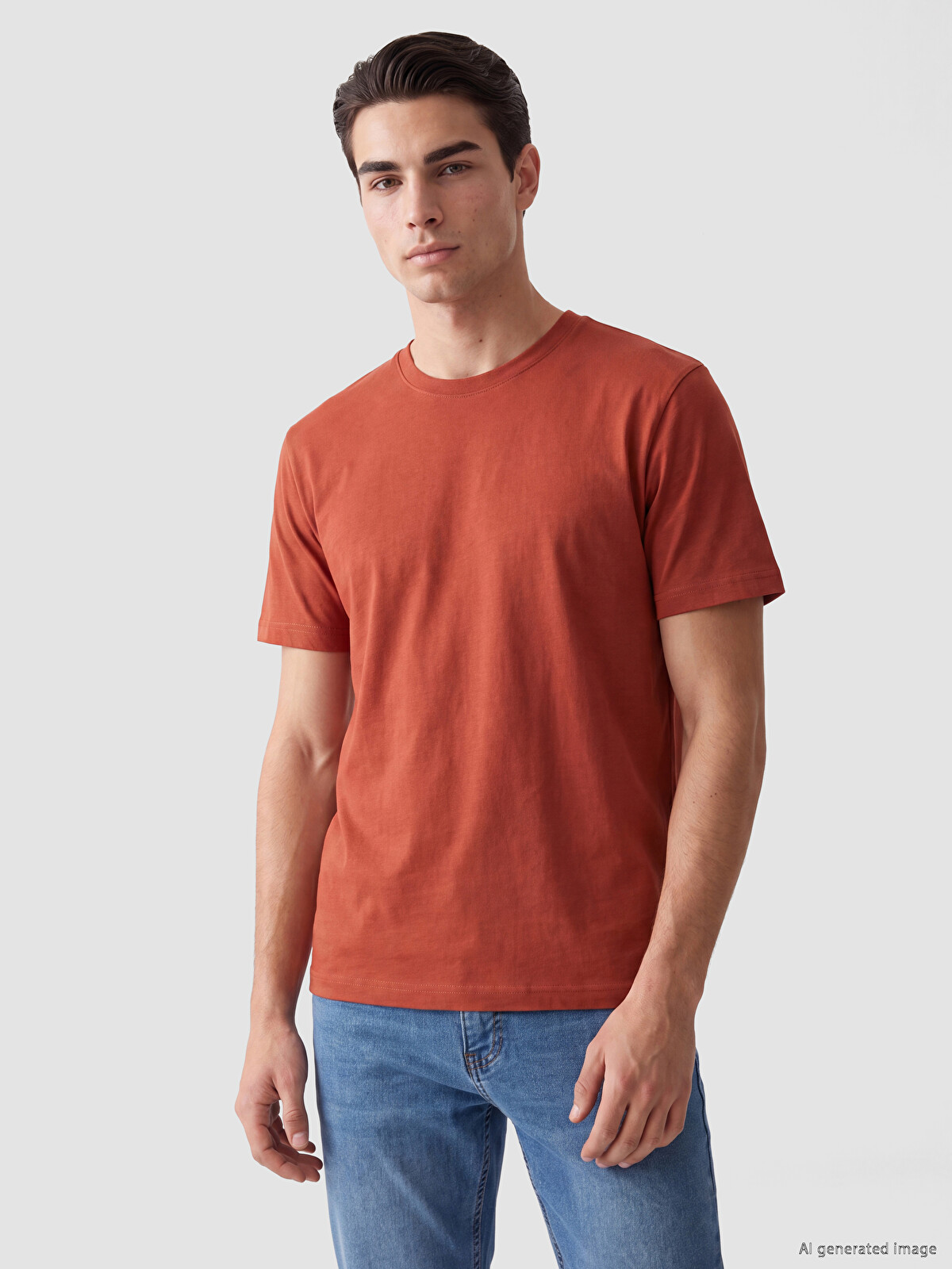 LCWAIKIKI Classic Regular Fit İnce Kumaş Tişört /03