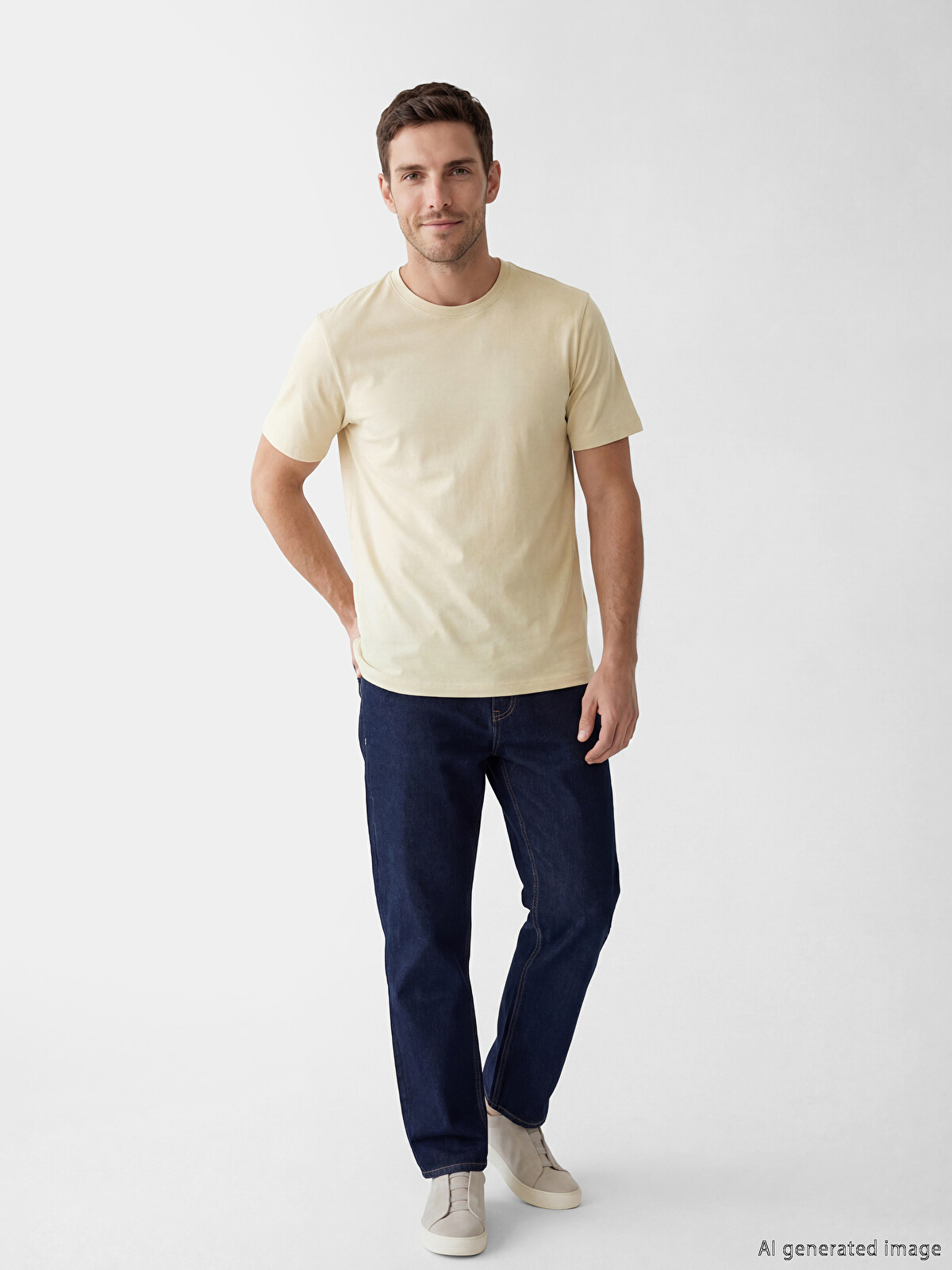 LCWAIKIKI Classic 100% Cotton Regular Fit Basic T-Shirt
