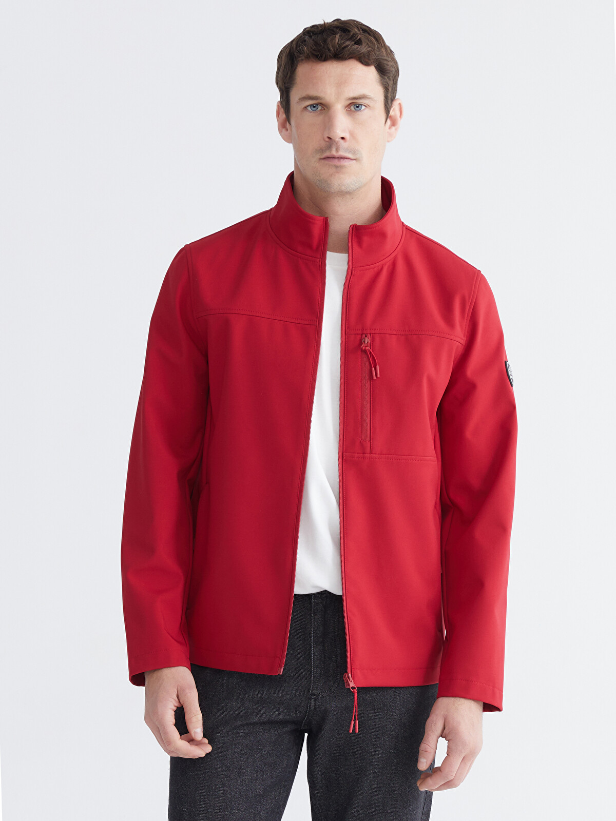 LCWAIKIKI Classic Mock Neck Men's Jacket - S60474Z8-HPM | LC Waikiki