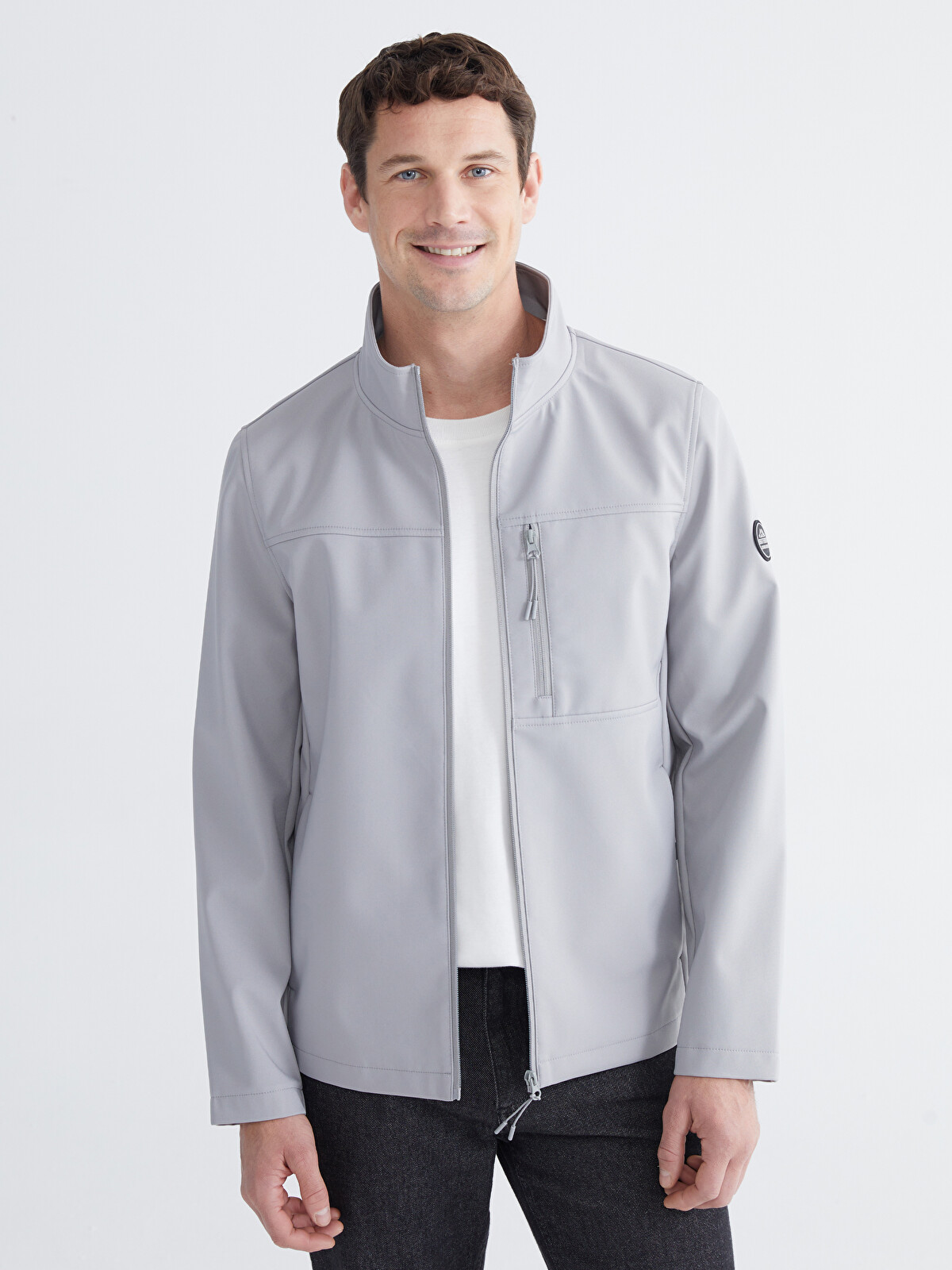 LCWAIKIKI Classic Mock Neck Men's Jacket - S60474Z8-ZRG - LC Waikiki