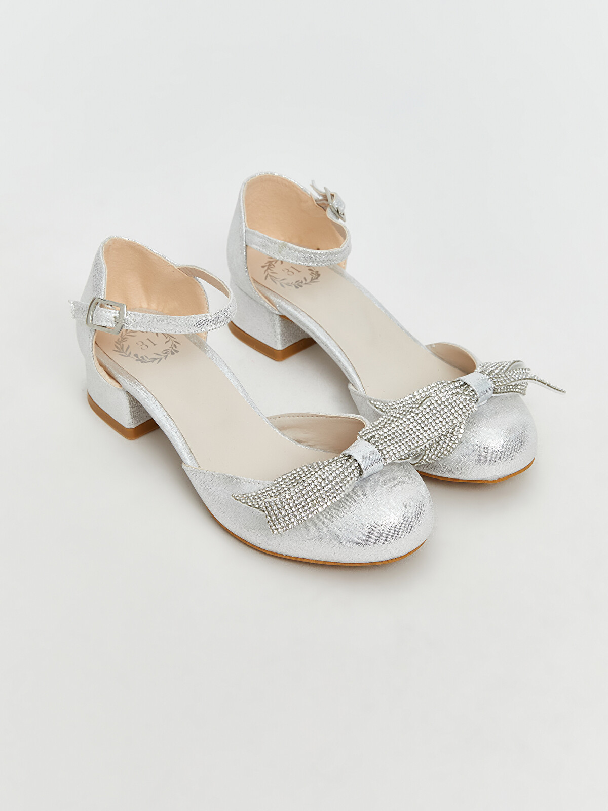 LCW STEPS Stone Bow Detailed Girls' High Heel Shoes - S61091Z4-G8Z