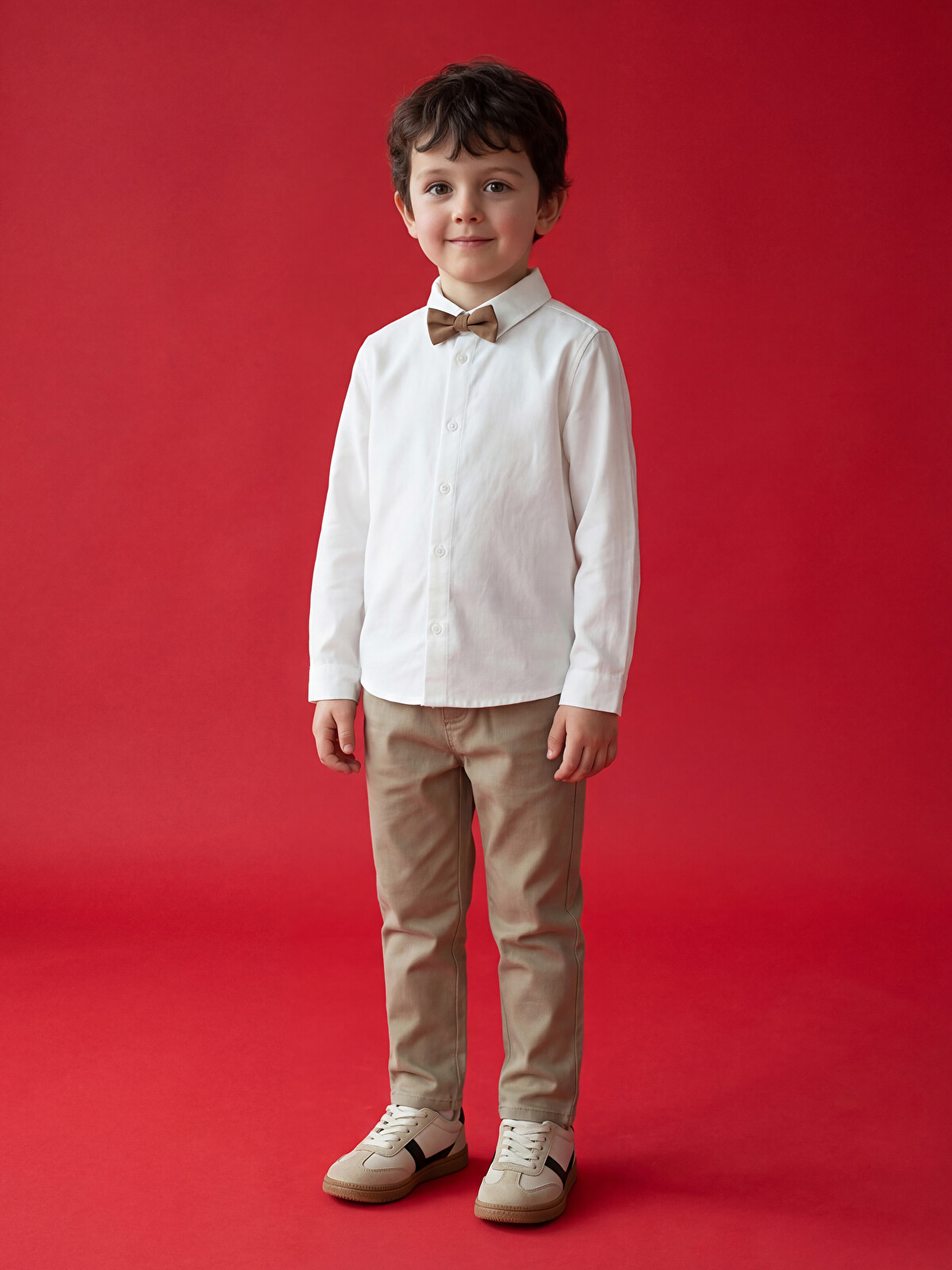 LCW Kids Haki Basic Erkek Çocuk Gabardin Pantolon - S61290Z1-QZR | LCW