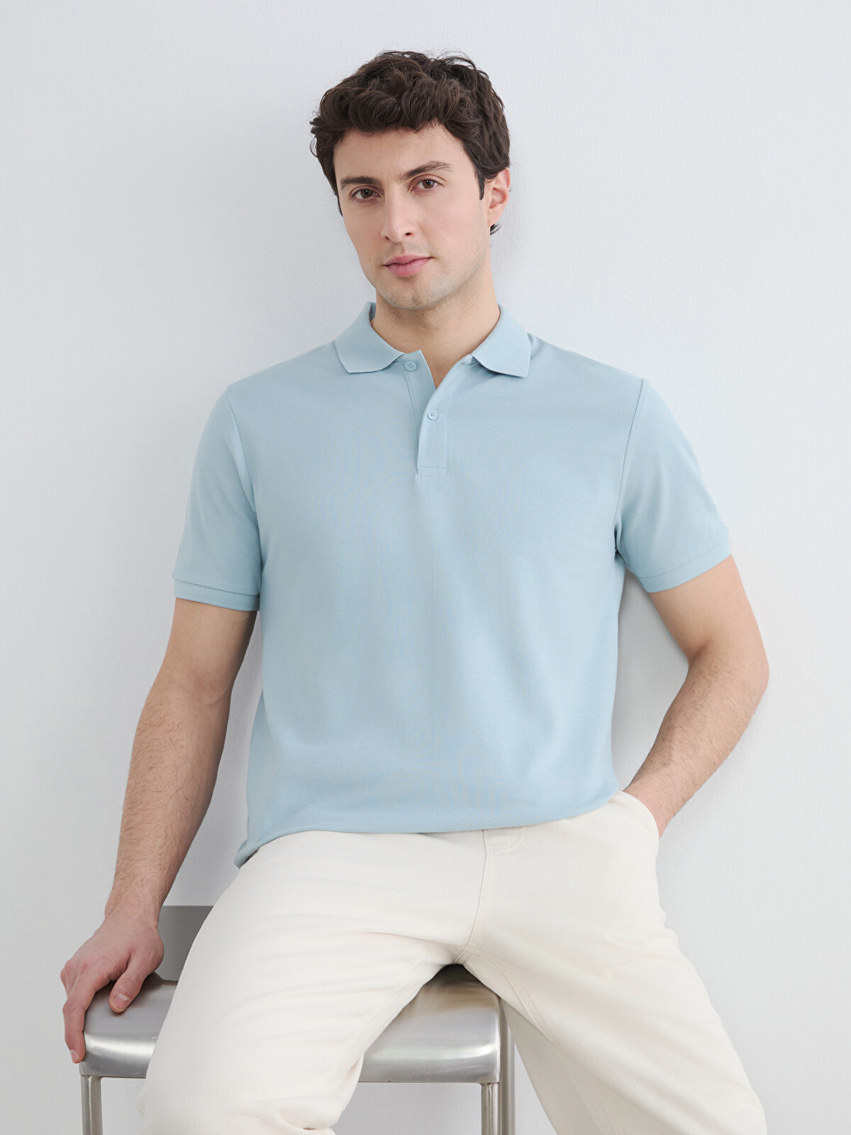 LCWAIKIKI Classic Polo Yaka Pike Erkek Tişört