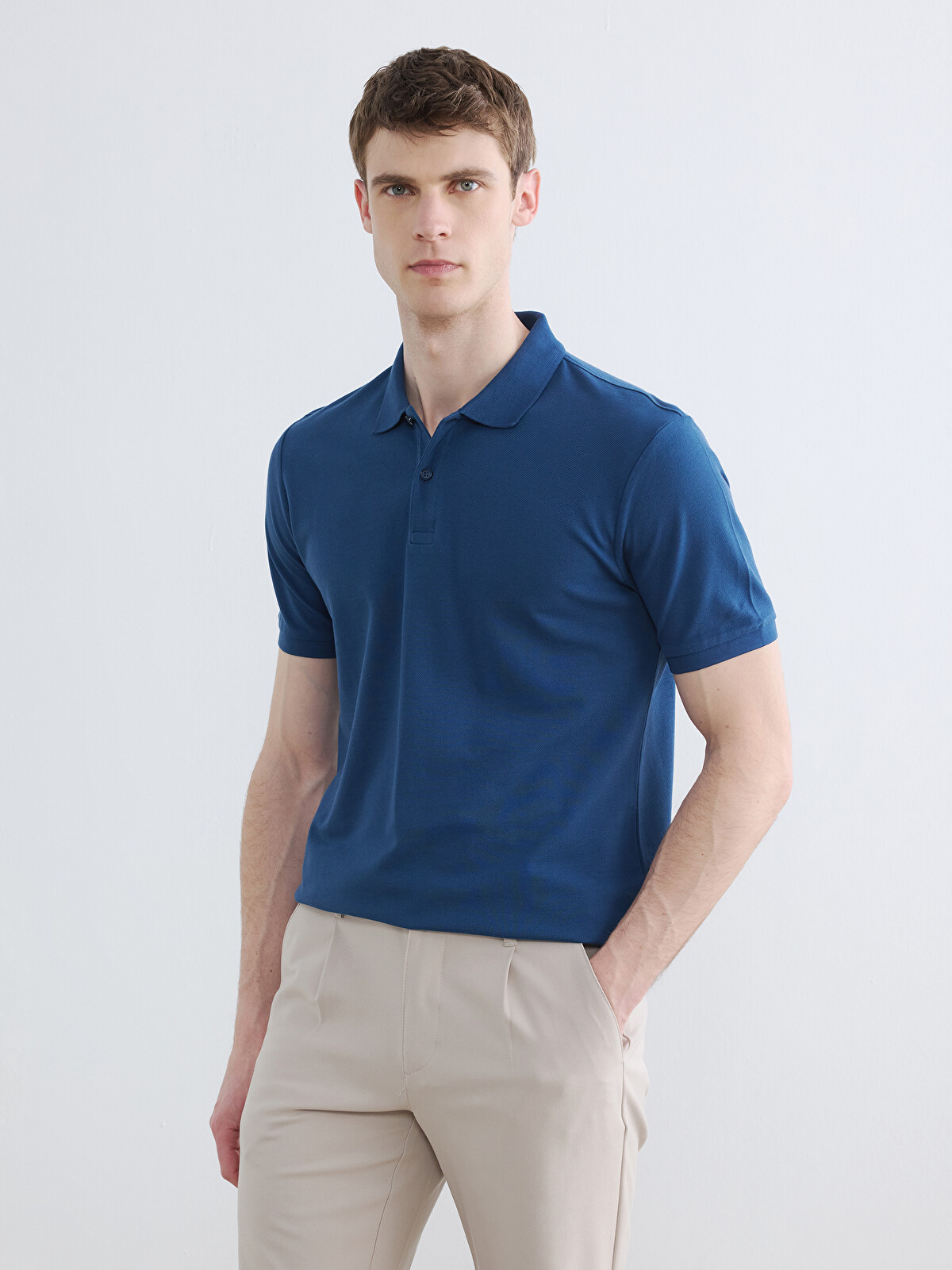 LCWAIKIKI Classic Polo Yaka Pike Erkek Tişört