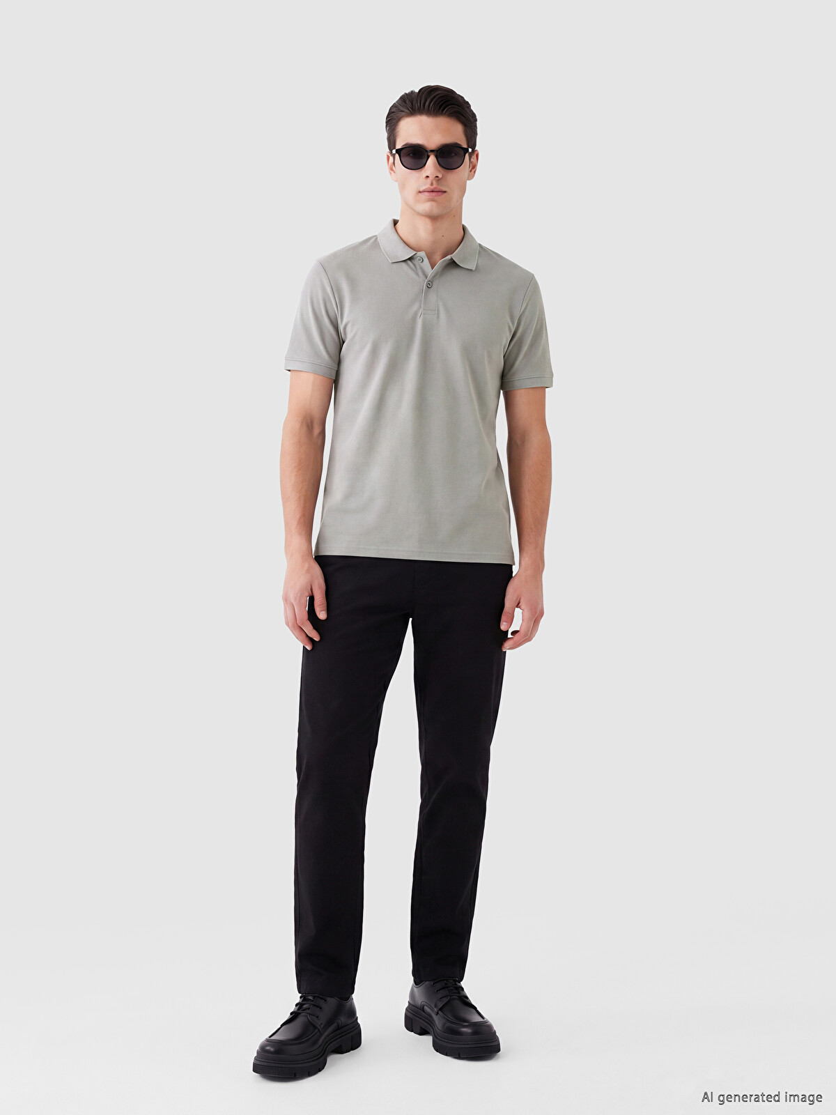 LCWAIKIKI Classic Polo Yaka Pike Erkek Tişört
