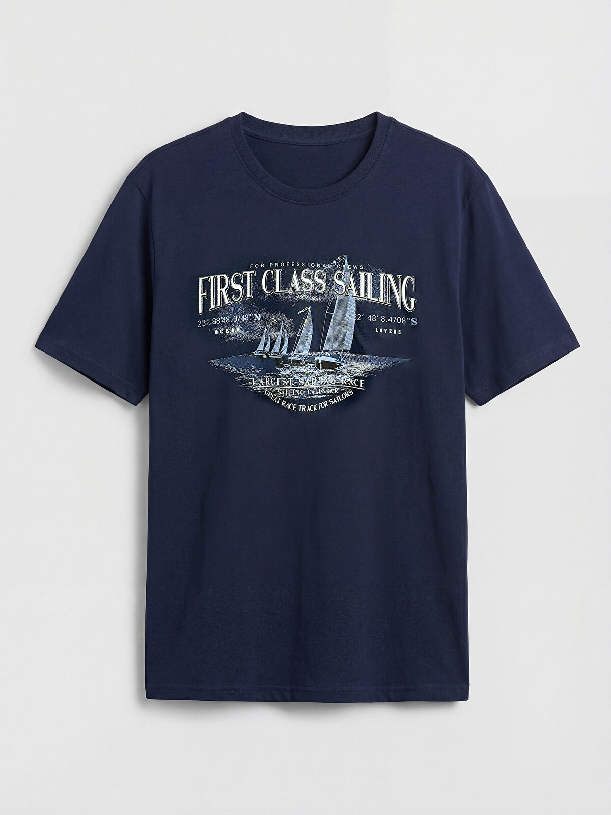 LCWAIKIKI Classic Crew Neck Printed Jersey Men's T-shirt
